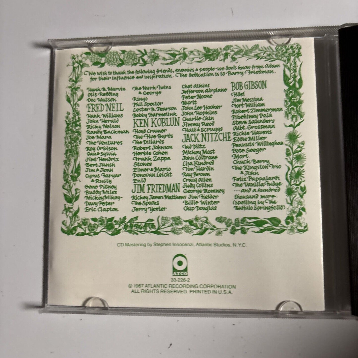 Buffalo Springfield – Buffalo Springfield Again (CD, 1989) 33-226-2