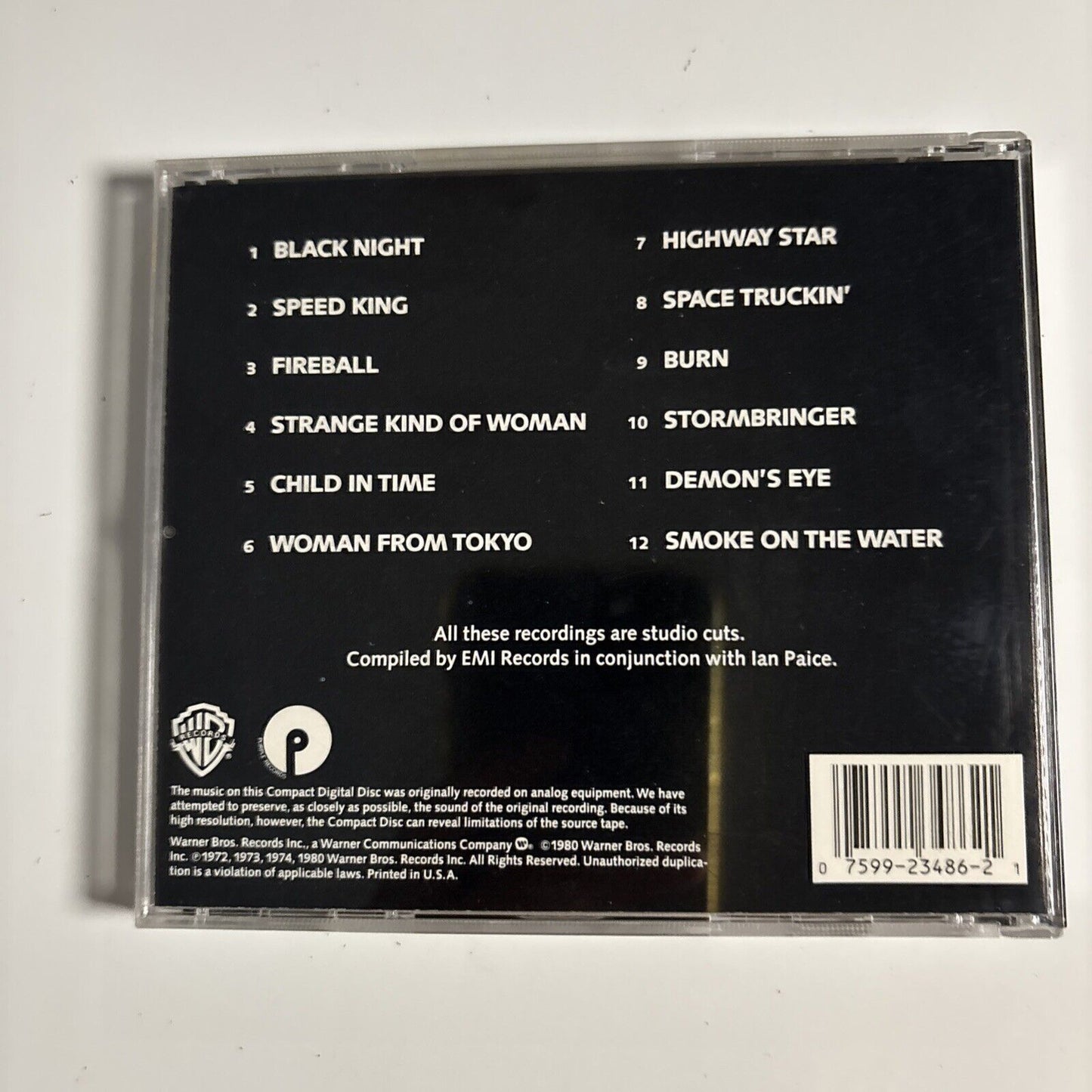 Deep Purple – Deepest Purple: The Very Best Of Deep Purple (CD, 1980) 579308