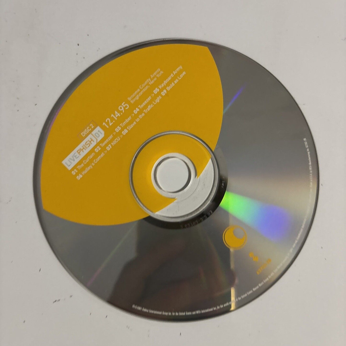 Phish – LivePhish 01 (12.14.95 Broome County Arena) (CD, 2001) 62702-2