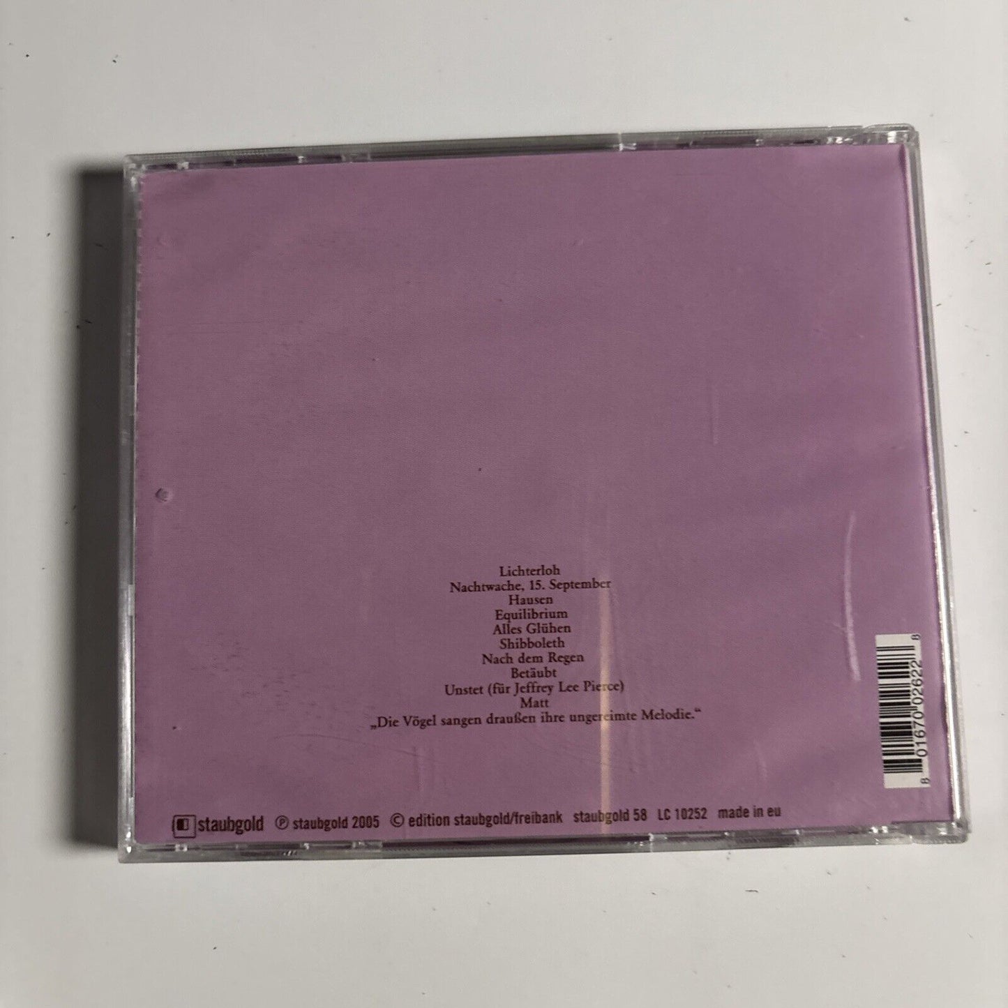 Kammerflimmer Kollektief – Absencen (CD, 2005) staubgold 58 Germany