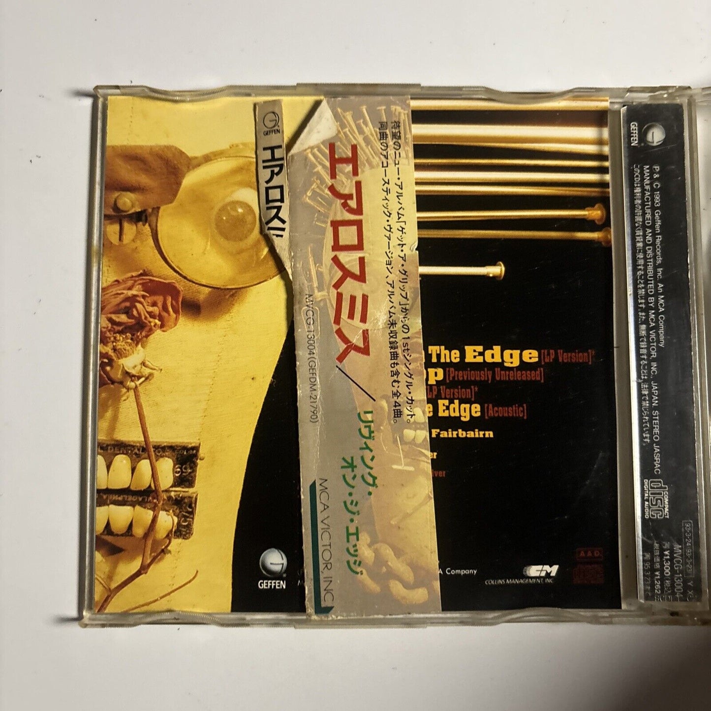 Aerosmith – Livin' On The Edge (CD, 1993) mvcg-13004 Japan