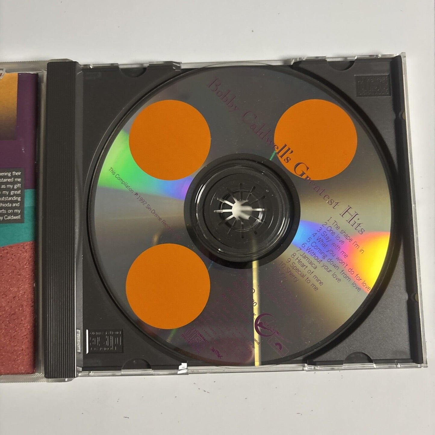 Bobby Caldwell – Greatest Hits (CD, 1992) pocp-1230 Japan