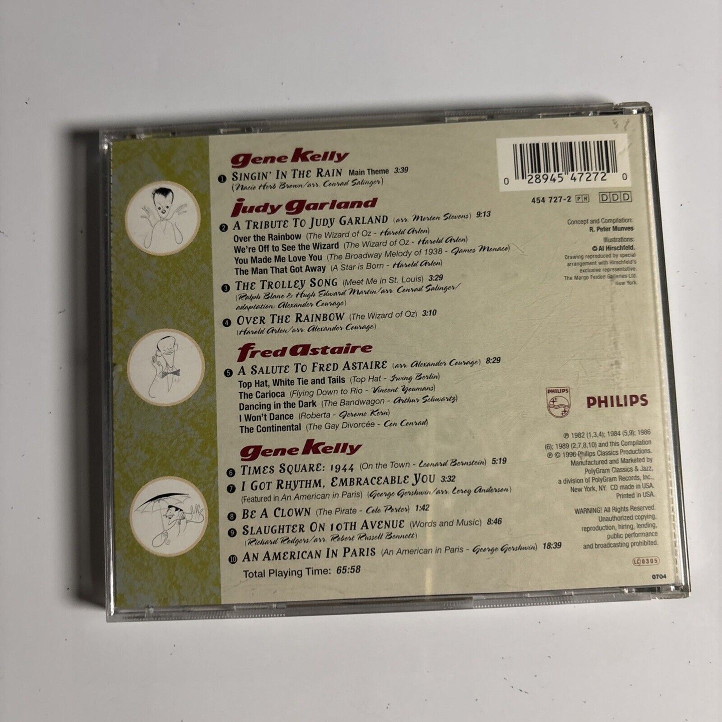 The Boston Pops Orchestra & John Williams - Salute Gene Kelly (CD, 1996)