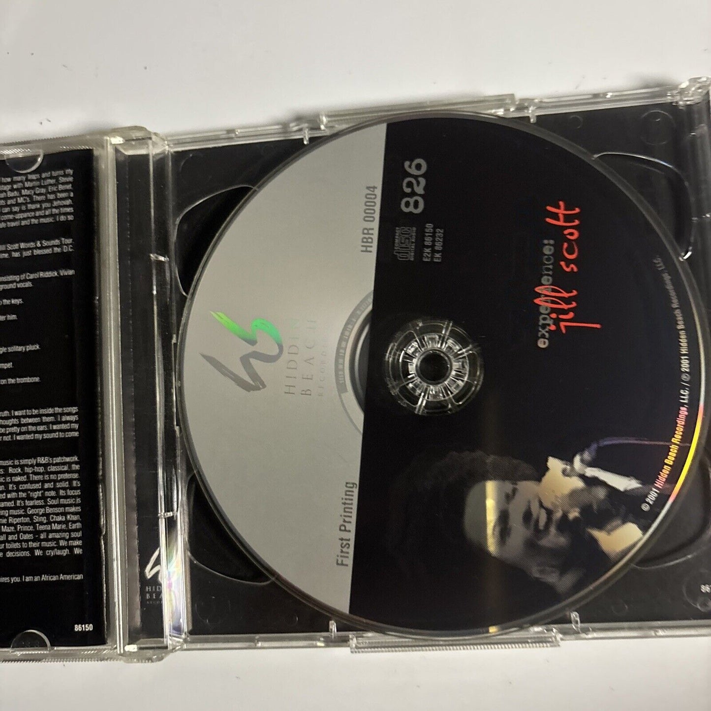 Jill Scott – Experience: Jill Scott 826+ (CD, 2001) E2K 86150