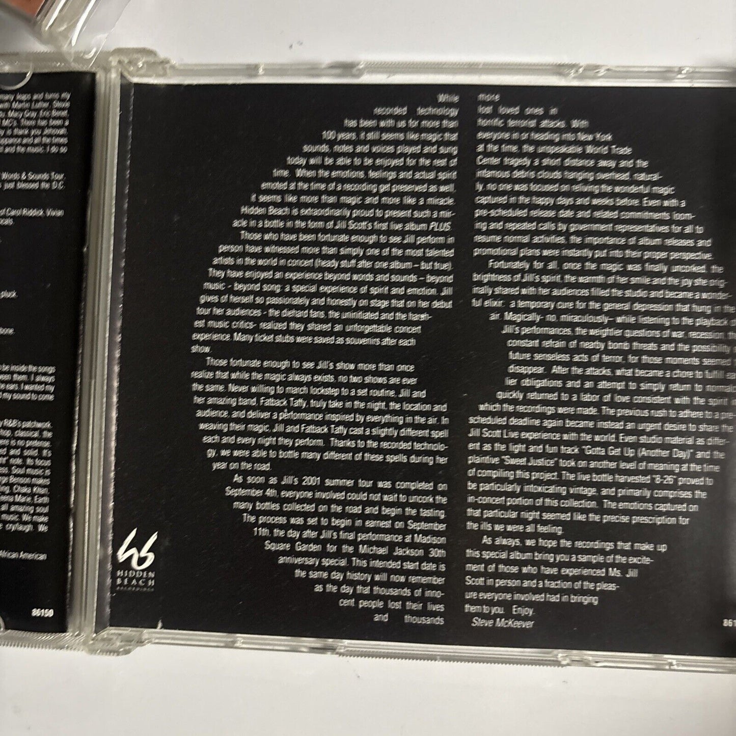 Jill Scott – Experience: Jill Scott 826+ (CD, 2001) E2K 86150