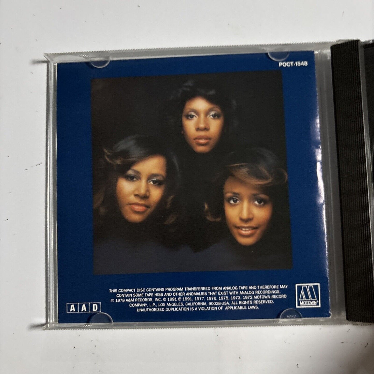 The Supremes ('70s) – Greatest Hits And Rare Classics (CD, 1991) poct-1548 Japan