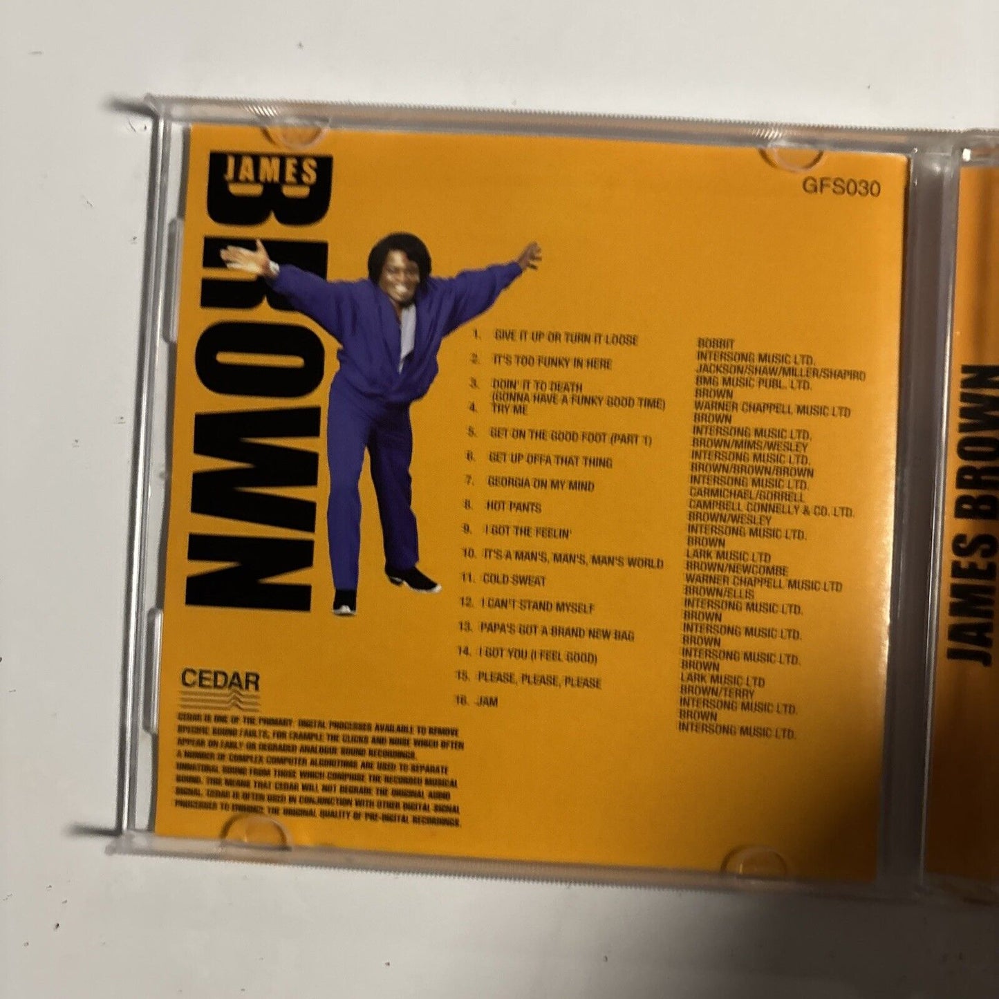 James Brown – Live! (CD, 1988) GFS030