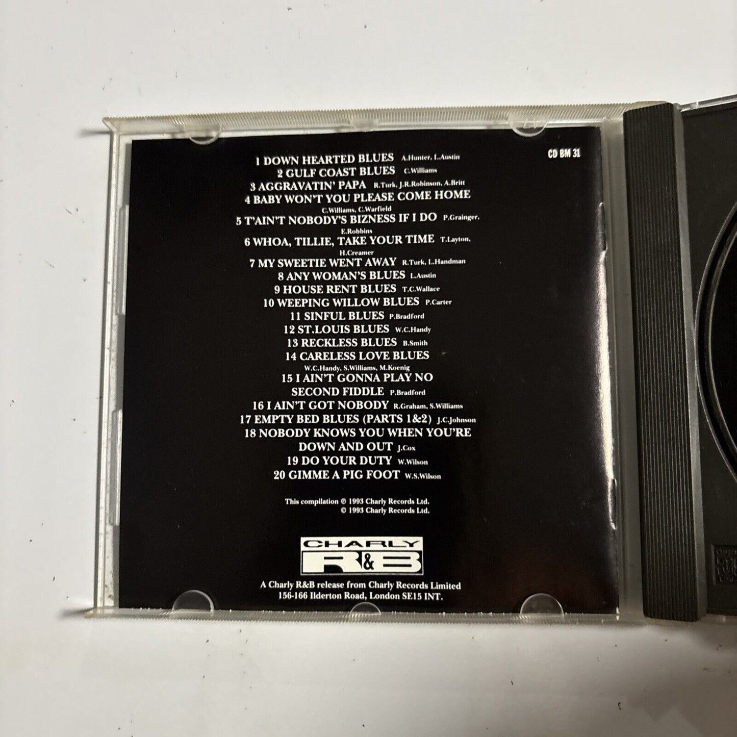 Bessie Smith – Empress Of The Blues (CD, 1992) CD BM 31