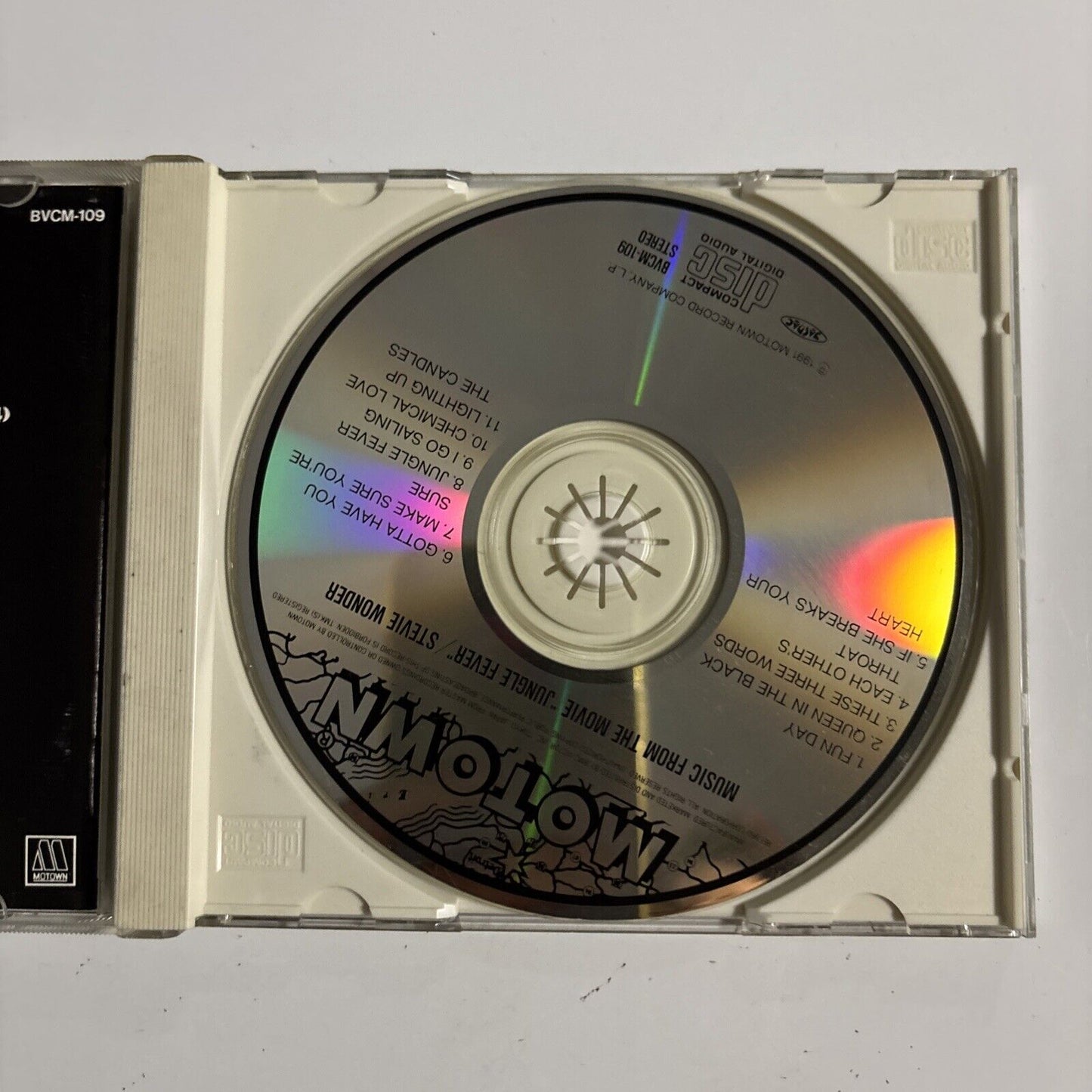 Stevie Wonder – Music From The Movie Jungle Fever (CD, 1991) bvcm-109 Japan