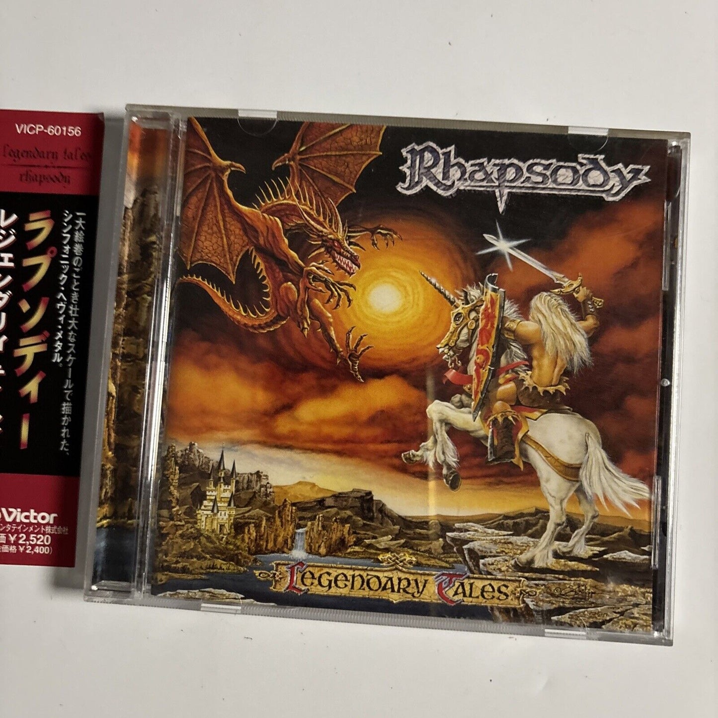 Rhapsody – Legendary Tales (CD, 1997) vicp-60156 Japan obi