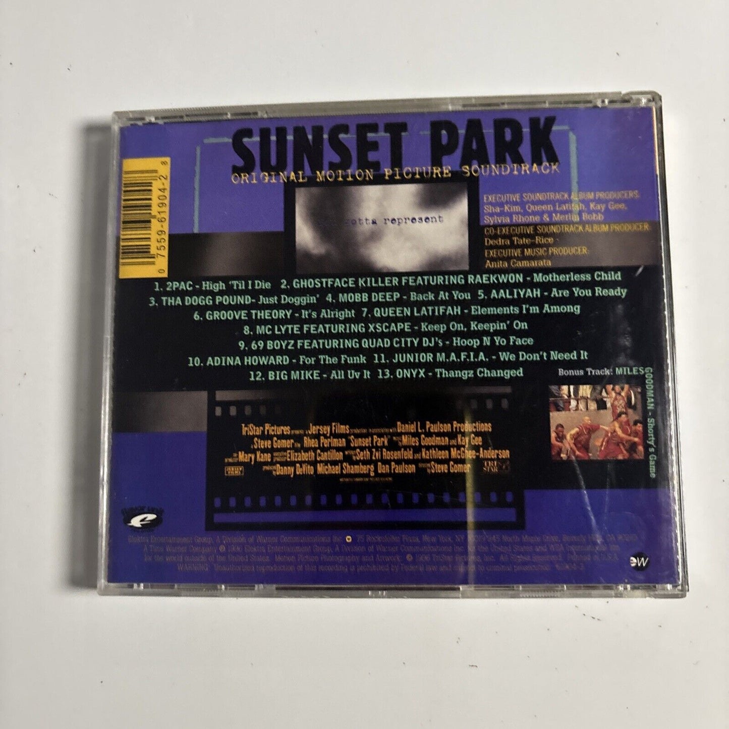 Sunset Park (Original Motion Picture Soundtrack) (CD, 1996) 61904-2