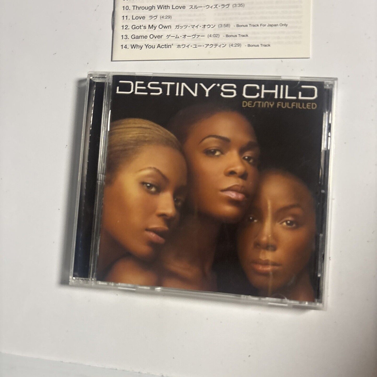 Destiny's Child – Destiny Fulfilled (CD, 2004) sicp-700 Japan