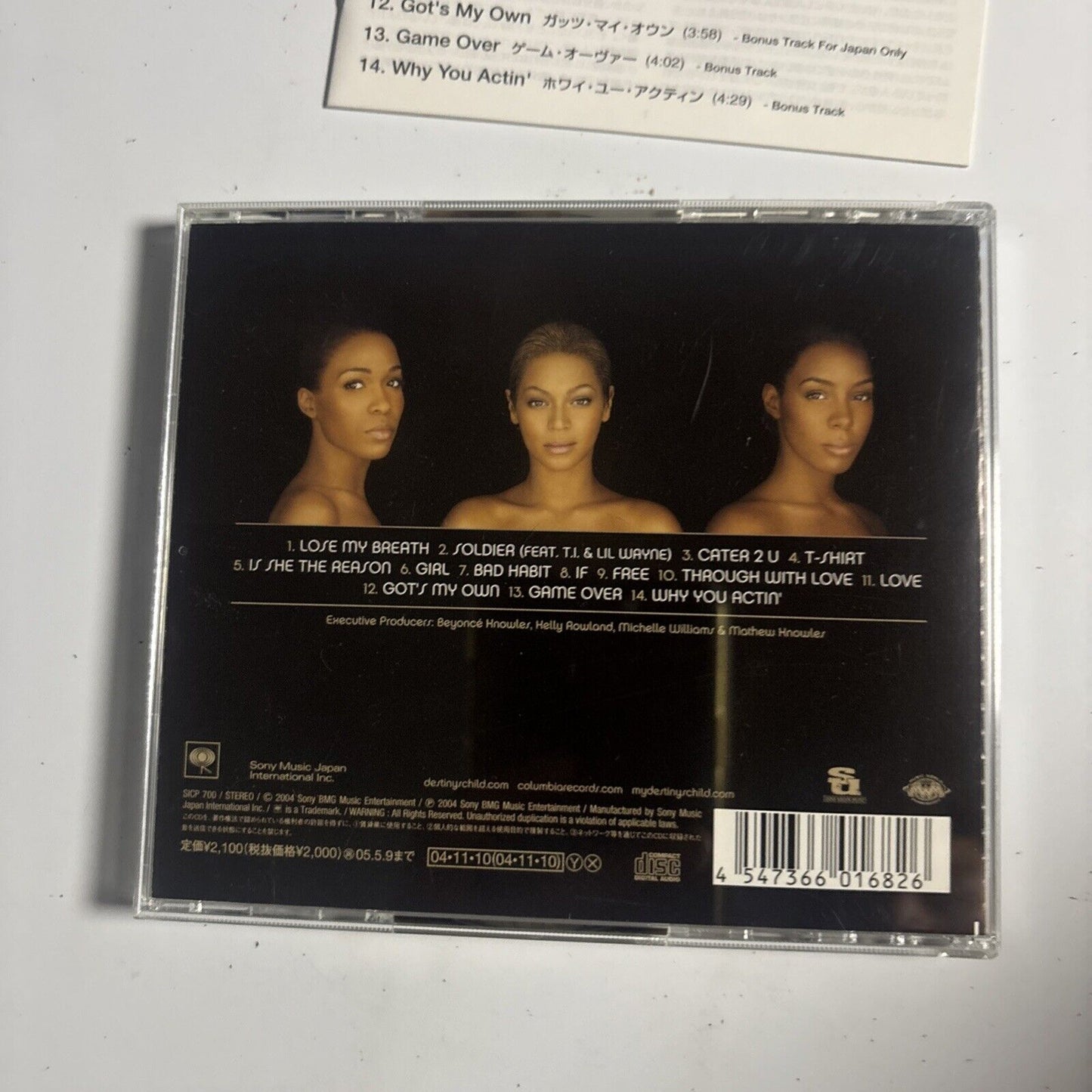 Destiny's Child – Destiny Fulfilled (CD, 2004) sicp-700 Japan