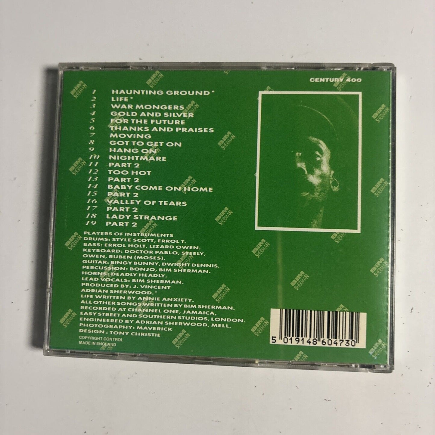 Bim Sherman – Crucial Cuts Vol I (CD, 1990) CENTURY 400