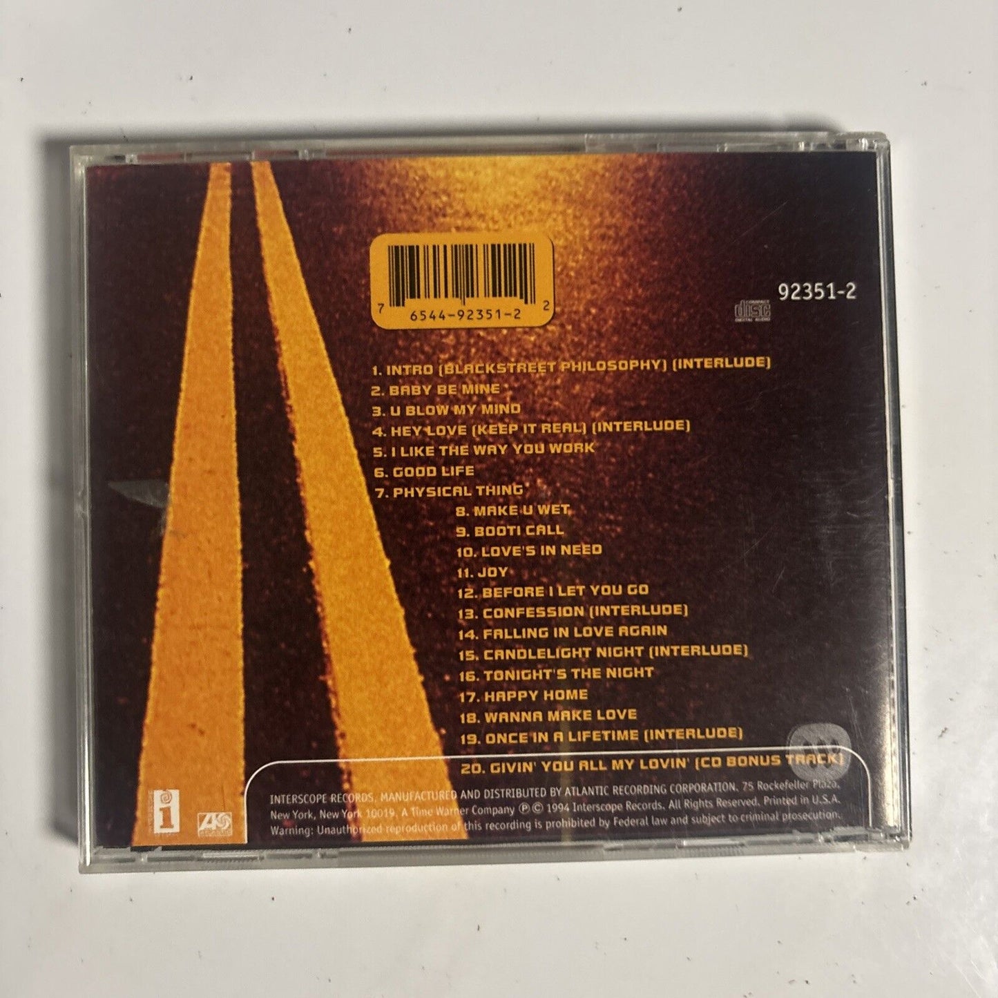 Blackstreet – Blackstreet (CD, 1994) 92351-2