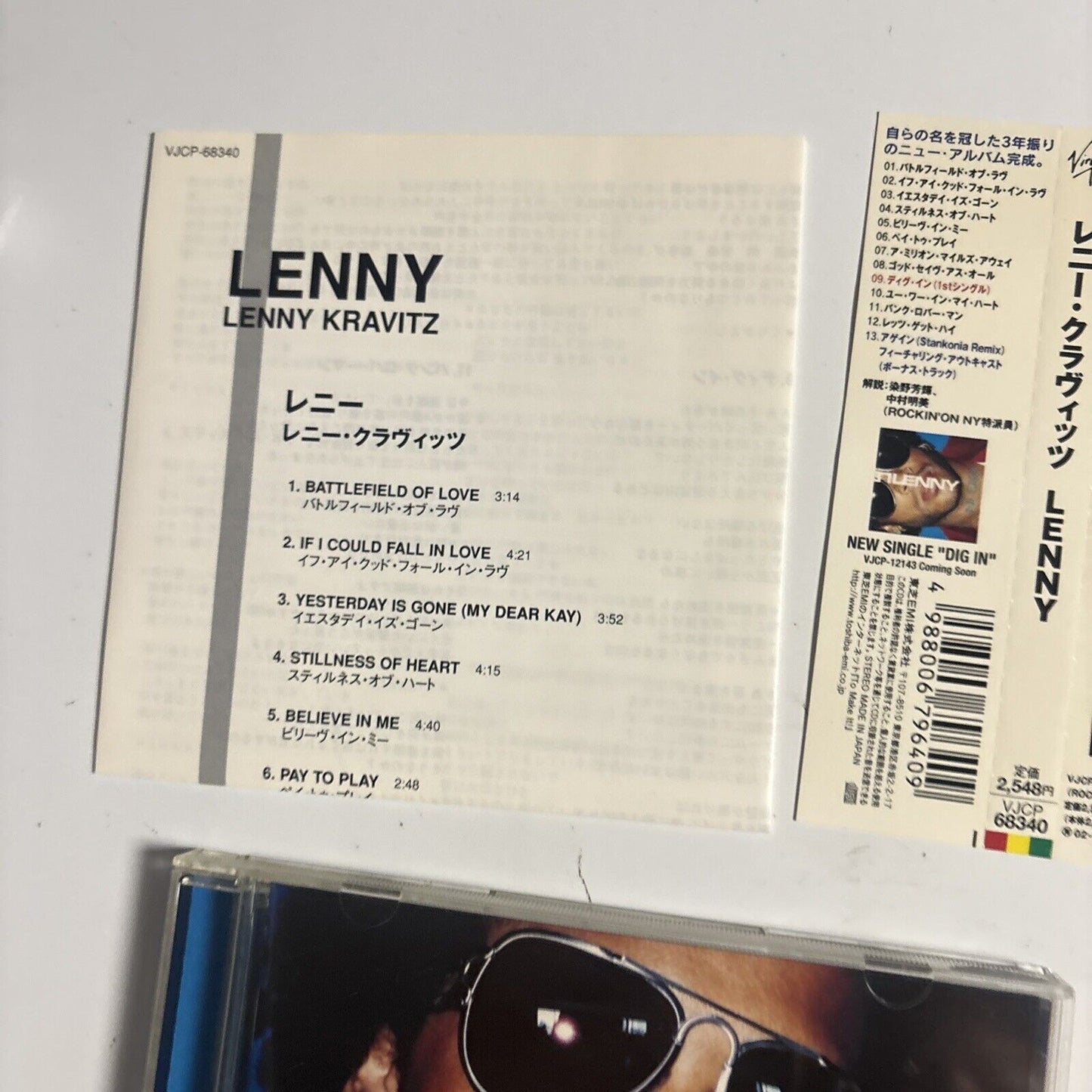 Lenny Kravitz – Lenny (CD, 2001) vjcp-68340 Japan obi