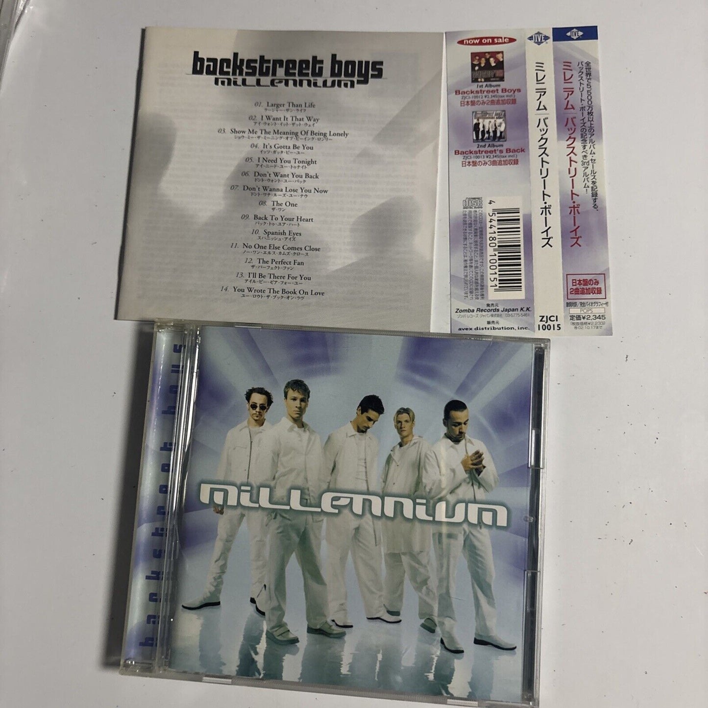 Backstreet Boys – Millennium (CD, 2000) ZJCI-10015 obi Japan Bonus Track