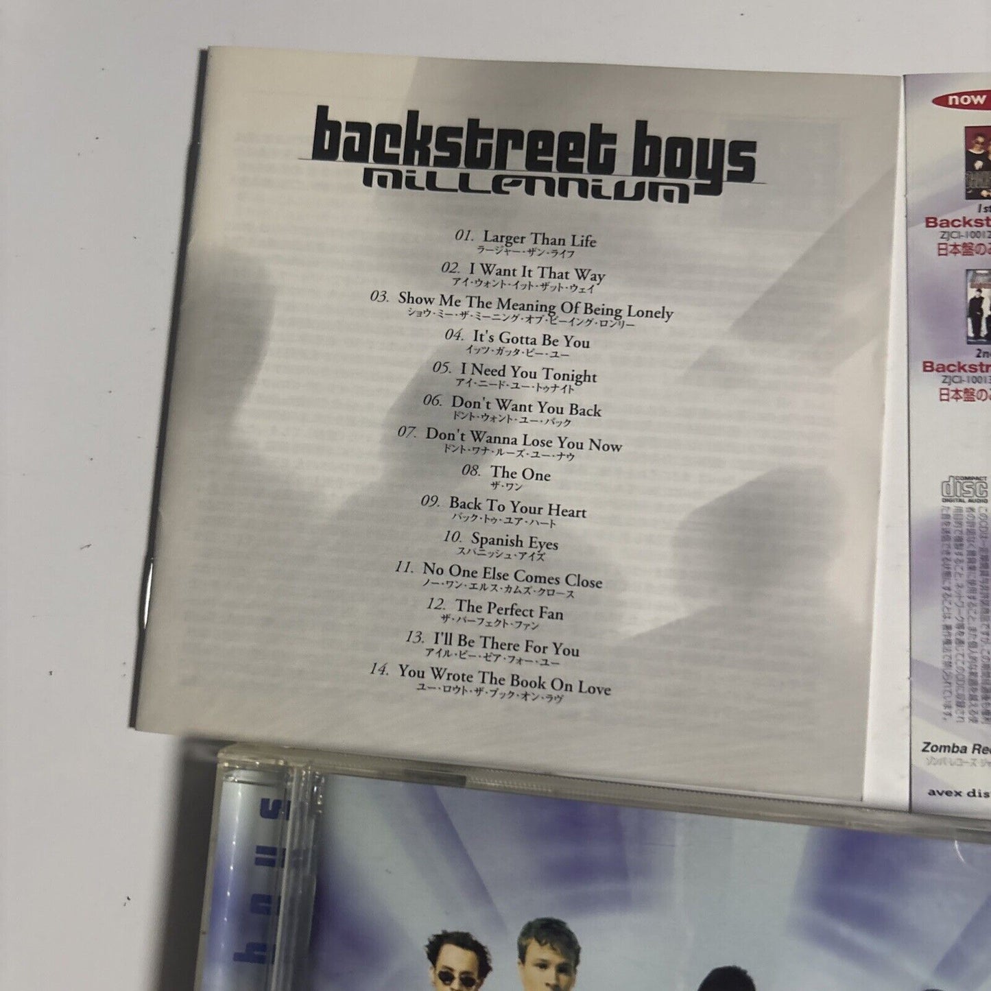 Backstreet Boys – Millennium (CD, 2000) ZJCI-10015 obi Japan Bonus Track