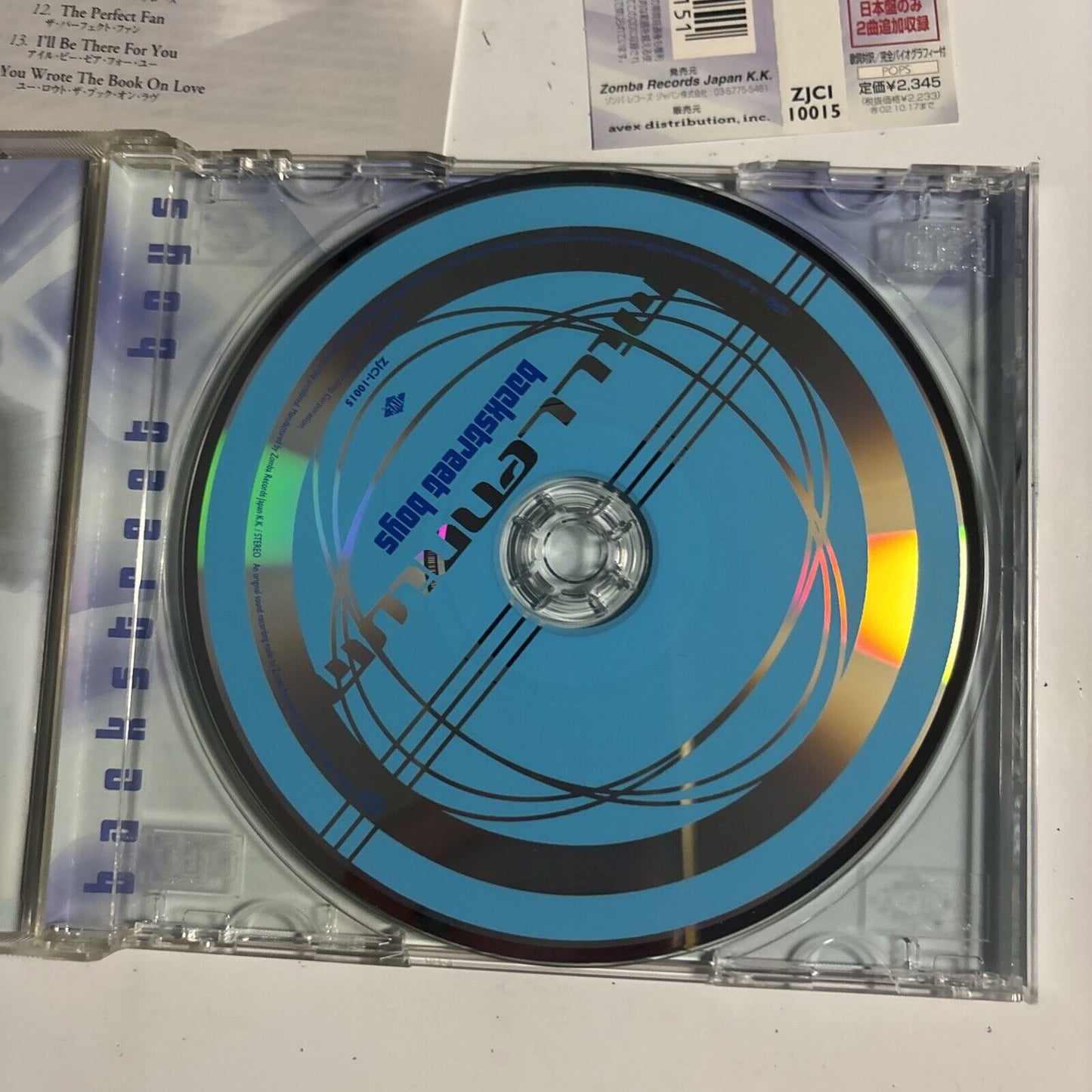 Backstreet Boys – Millennium (CD, 2000) ZJCI-10015 obi Japan Bonus Track