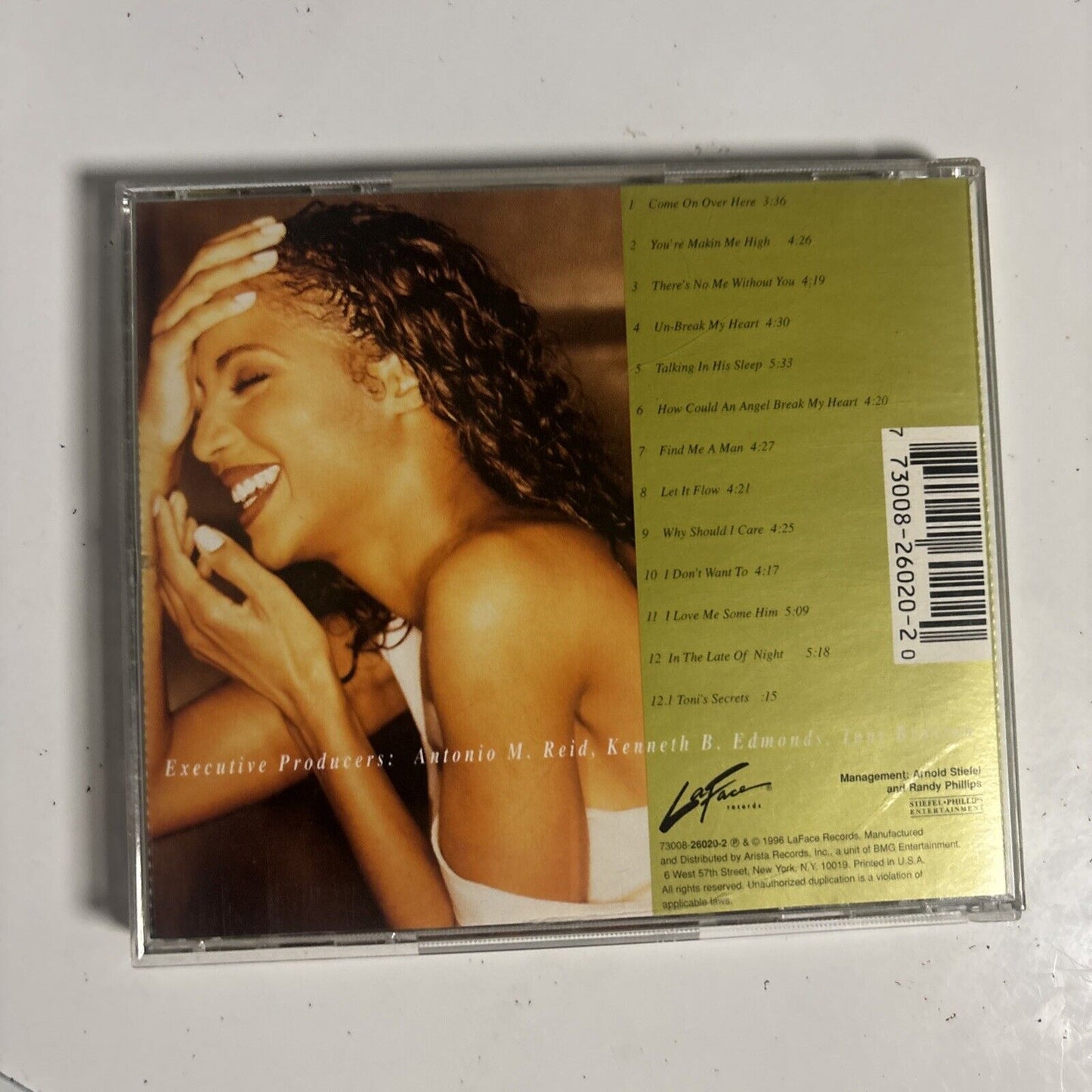 Toni Braxton – Secrets  (CD, 1996)