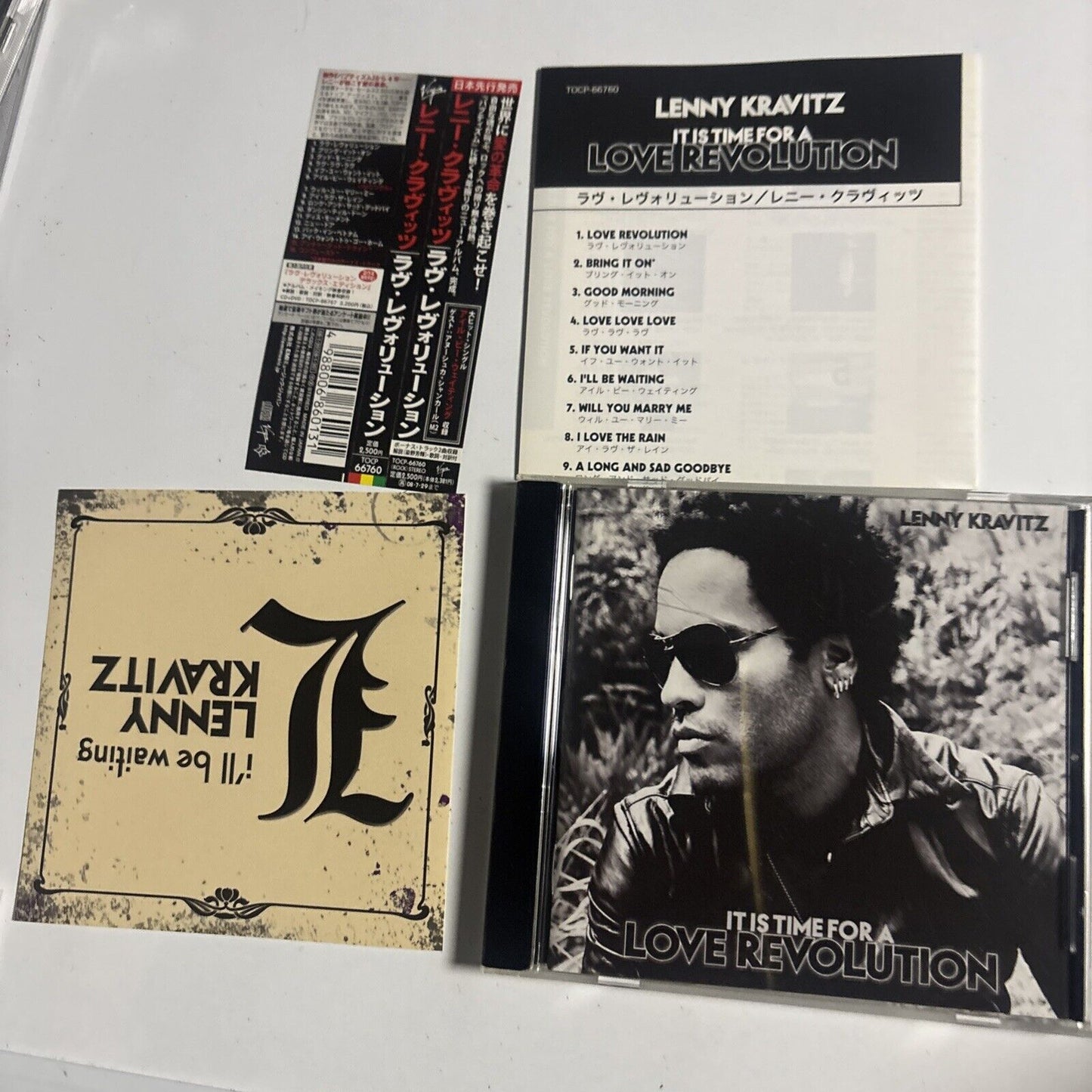 Lenny Kravitz – It Is Time For A Love Revolution (CD, 2008) tocp-66760 Japan obi