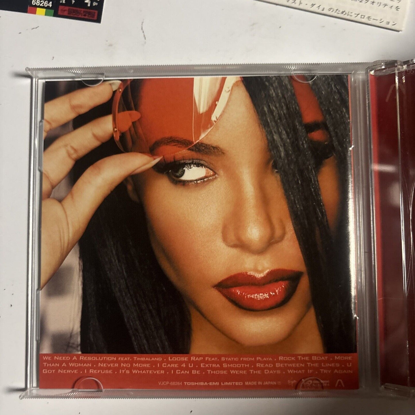 Aaliyah – Aaliyah (CD, 2001) vjcp-68264 Japan obi