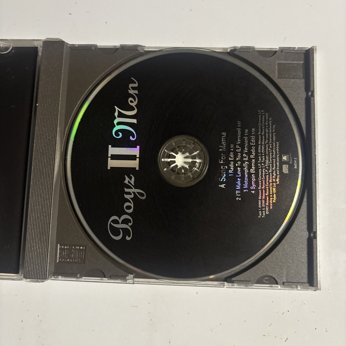 Boyz II Men – A Song For Mama (CD, 1997) 860 741-2