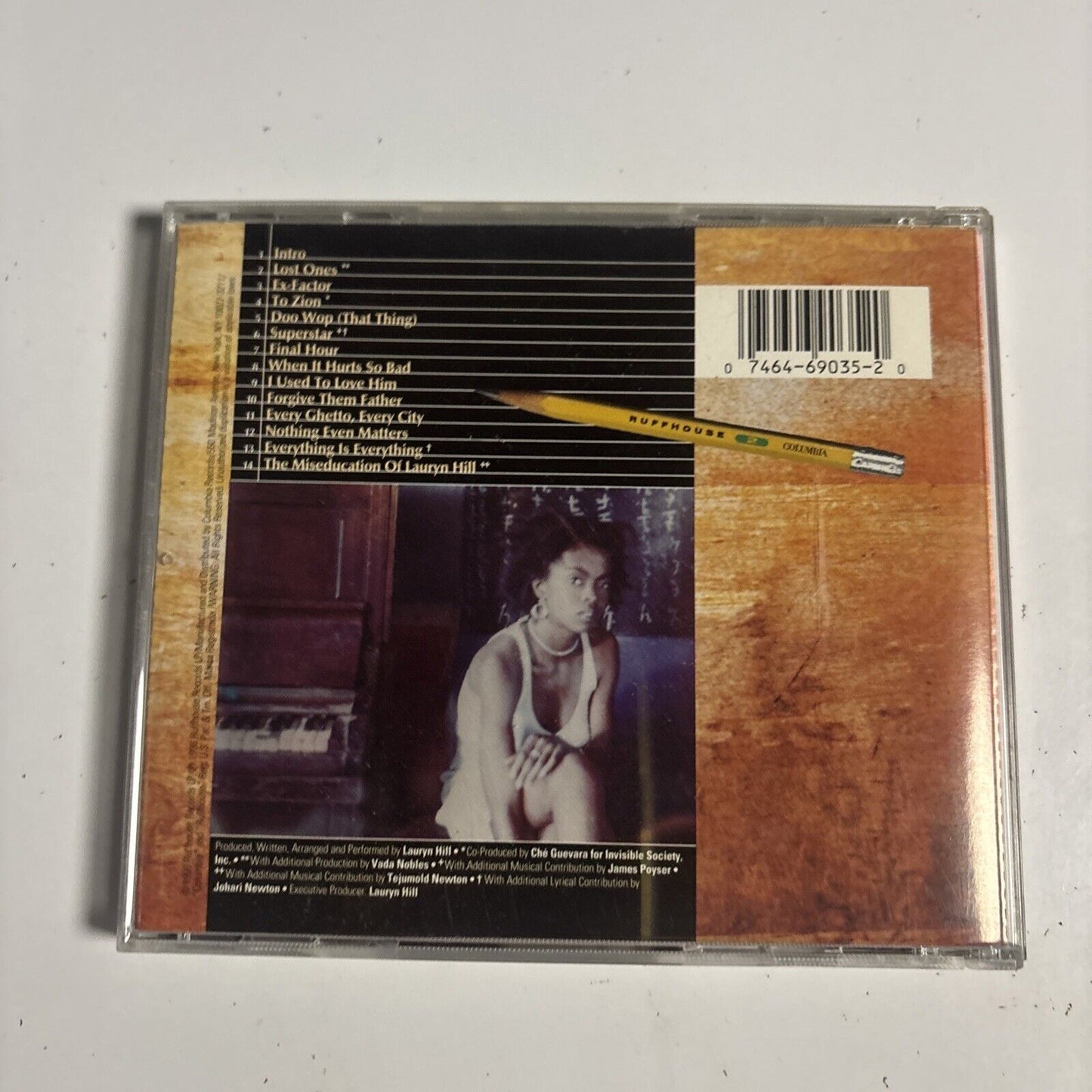 Lauryn Hill – The Miseducation Of Lauryn Hill (CD, 1998)  CK 69035