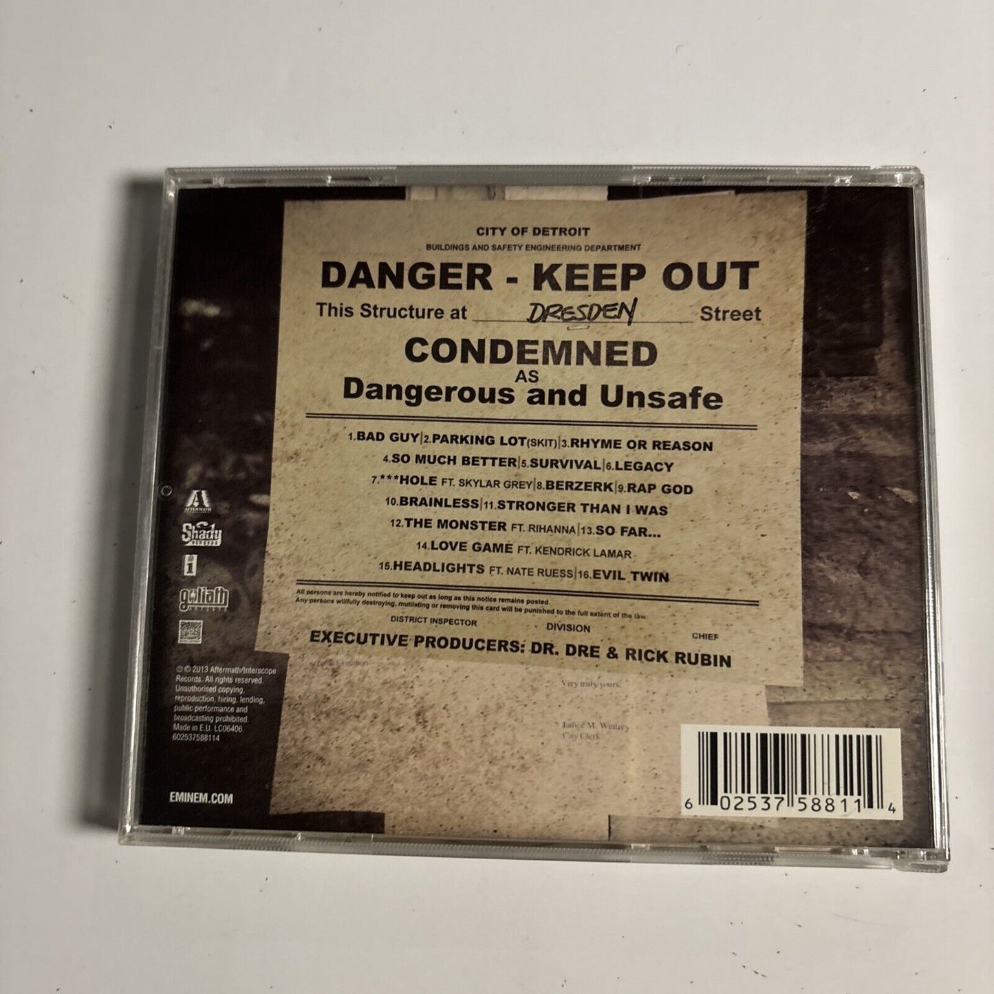 Eminem – The Marshall Mathers LP2 (CD, 2013)