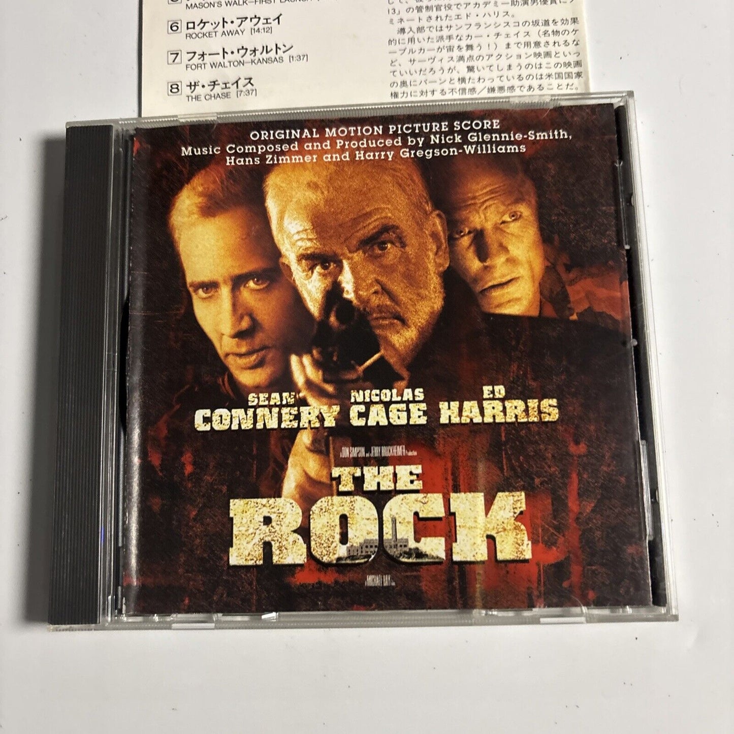 Hans Zimmer – The Rock (Original Motion Picture Score) (CD 1996) pocp-7172 Japan