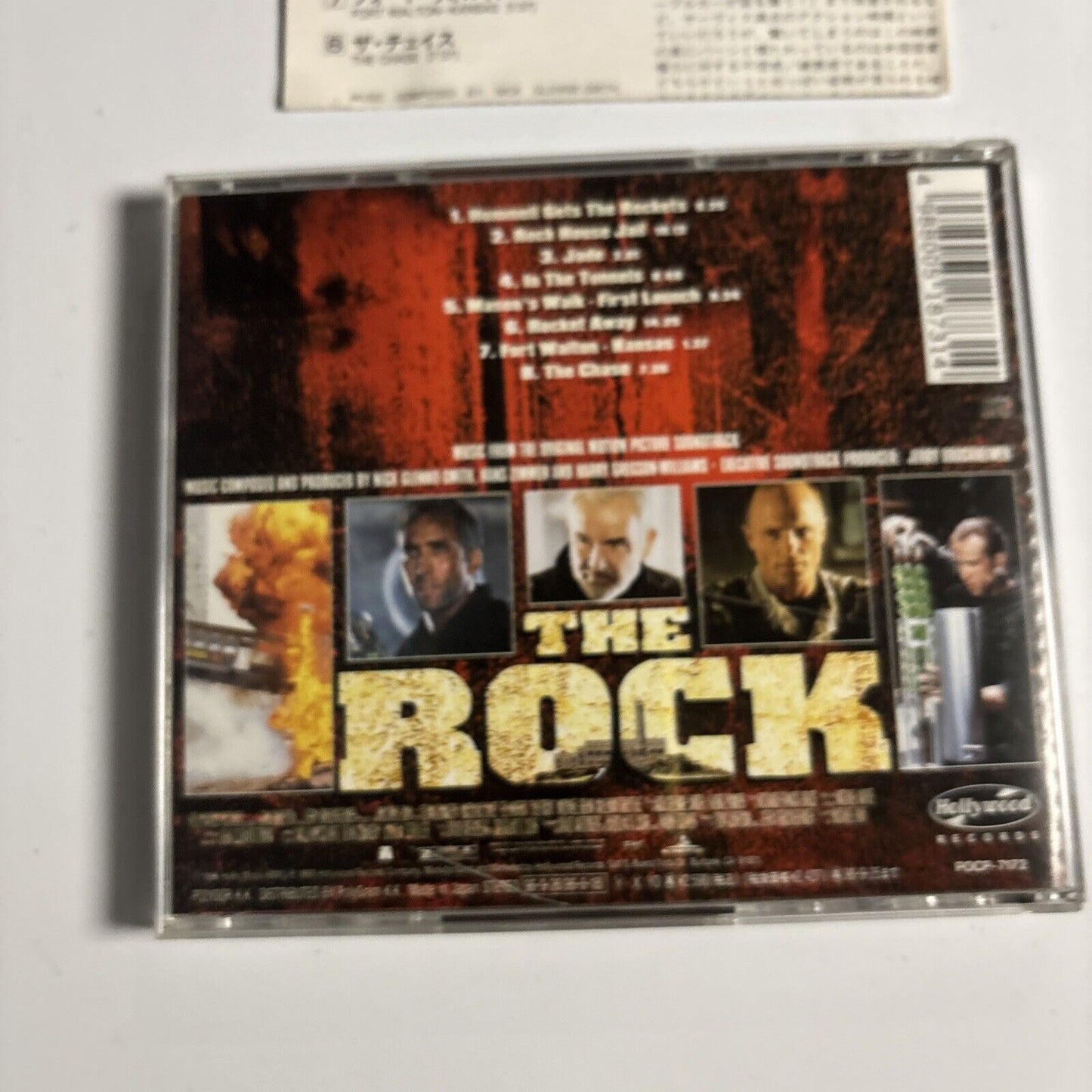 Hans Zimmer – The Rock (Original Motion Picture Score) (CD 1996) pocp-7172 Japan
