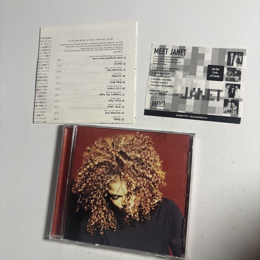 Janet Jackson – The Velvet Rope (CD, 1997) vjcp-25340 Japan