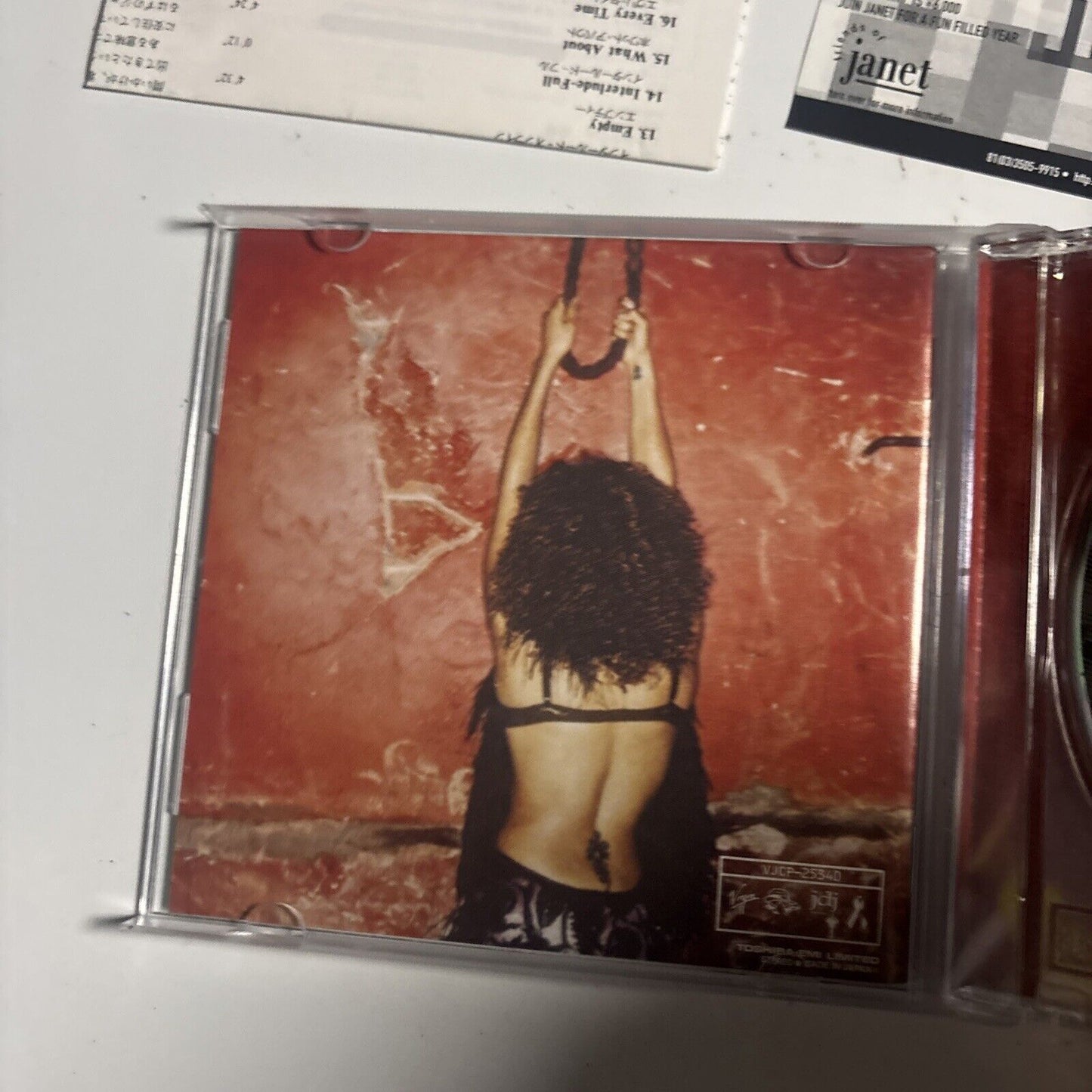 Janet Jackson – The Velvet Rope (CD, 1997) vjcp-25340 Japan