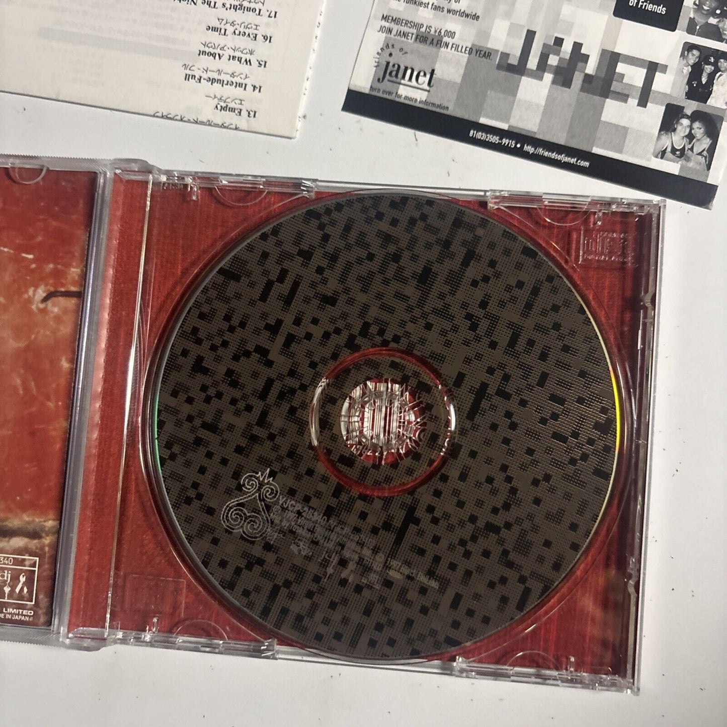 Janet Jackson – The Velvet Rope (CD, 1997) vjcp-25340 Japan