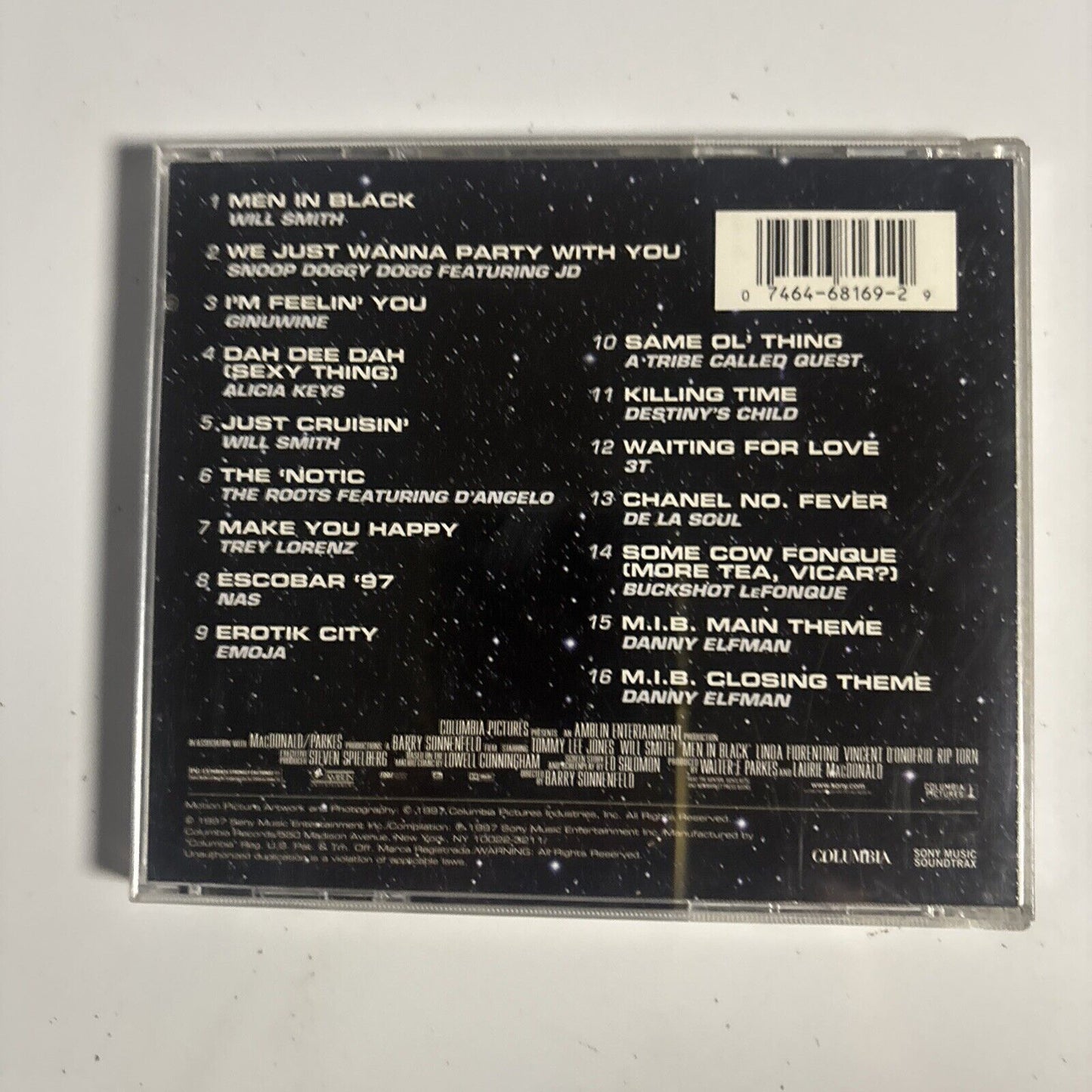 MIB (Men In Black The Album) (CD, 1997) CK 68169