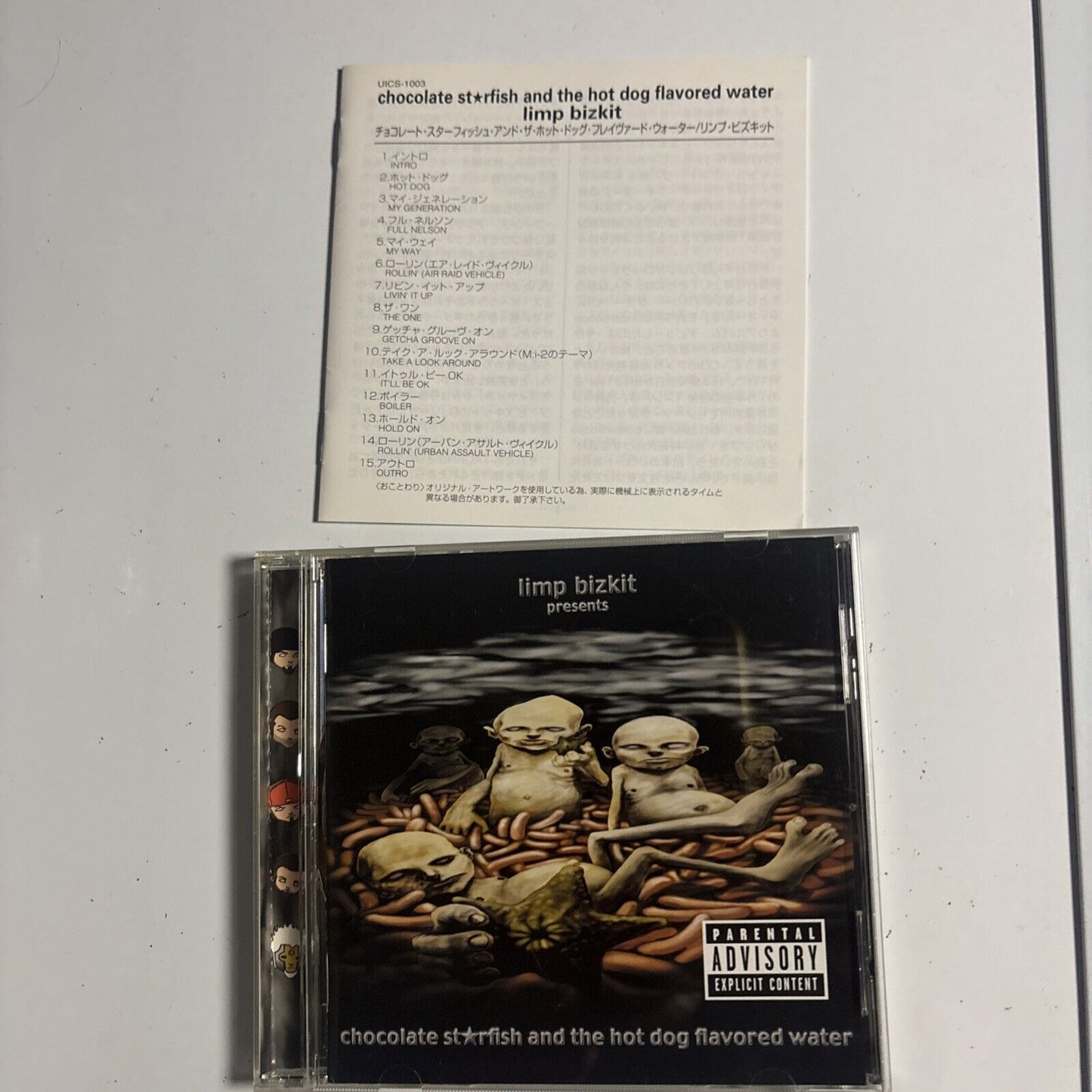 Limp Bizkit – Chocolate Starfish And The Hot Dog Flavored Water (CD, 2000) Japan