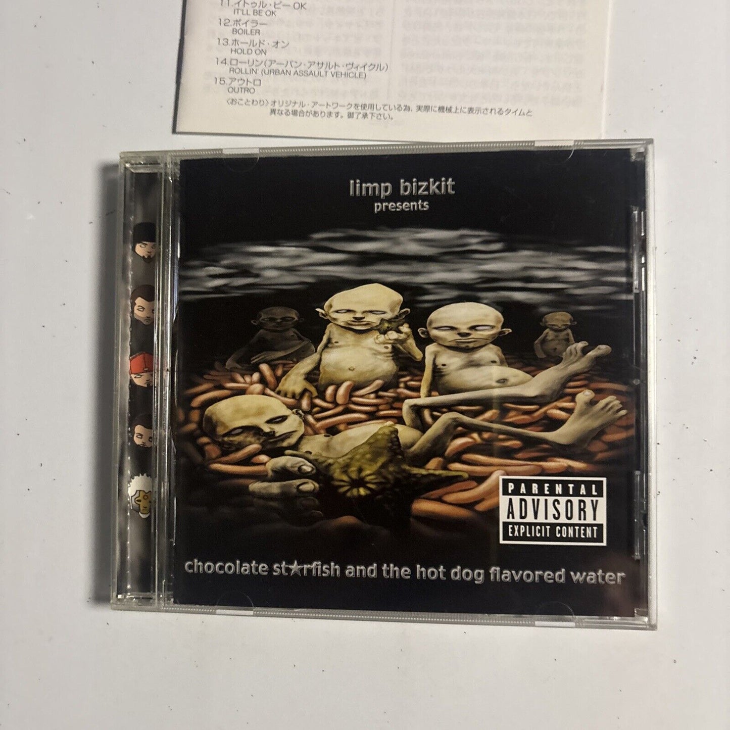 Limp Bizkit – Chocolate Starfish And The Hot Dog Flavored Water (CD, 2000) Japan