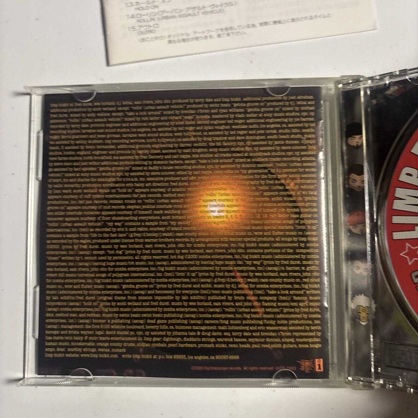 Limp Bizkit – Chocolate Starfish And The Hot Dog Flavored Water (CD, 2000) Japan