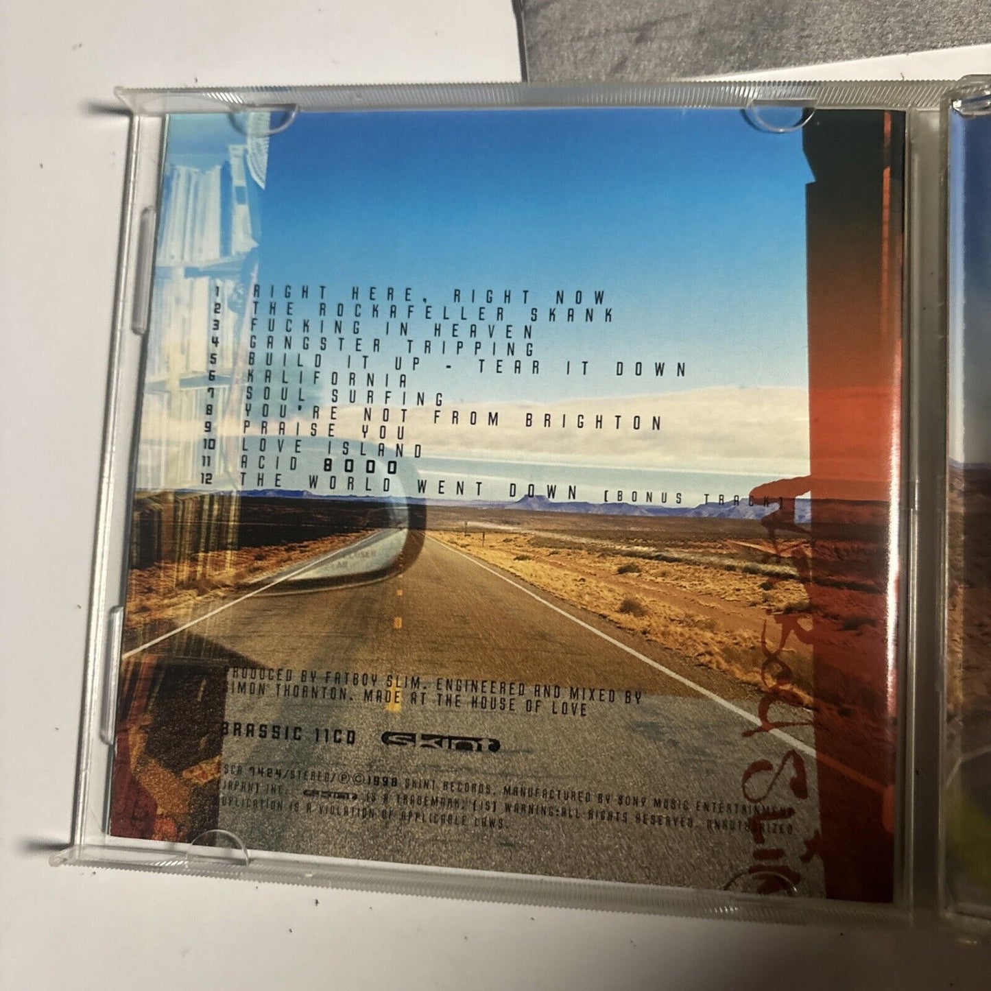 Fatboy Slim – You've Come A Long Way, Baby (CD, 1998) esca-7424 Japan