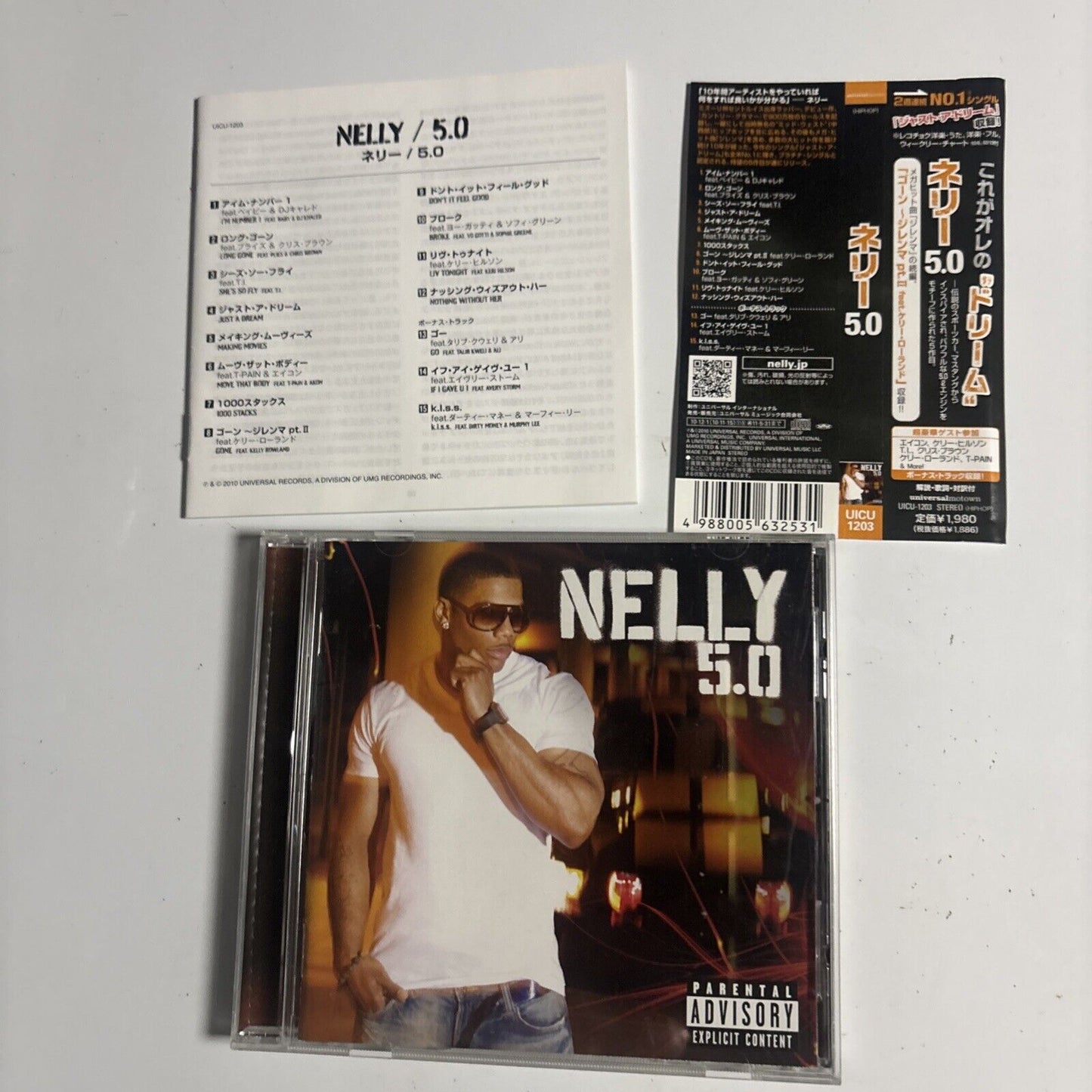 Nelly – 5.0 (CD, 2010) uicu-1203 Japan obi