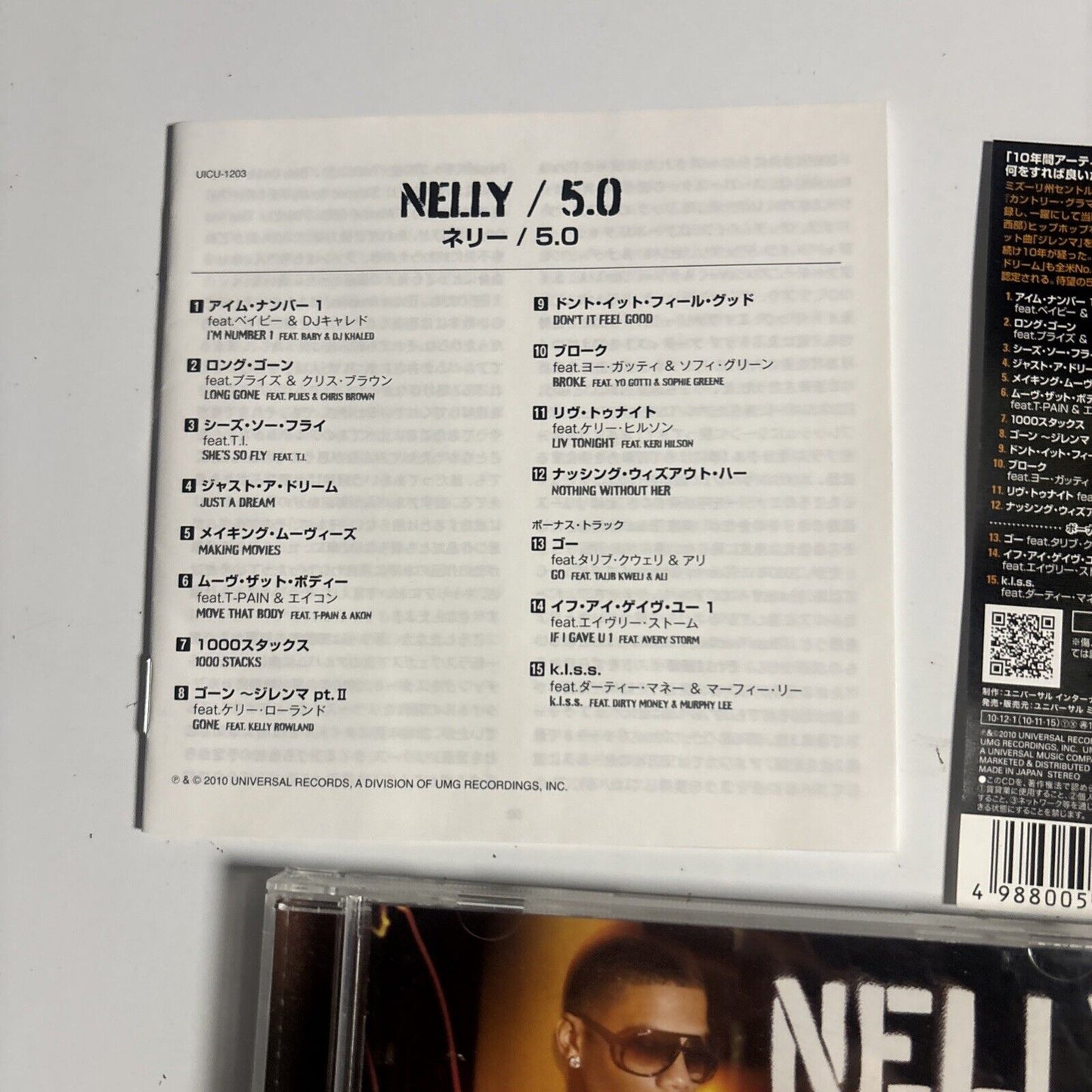 Nelly – 5.0 (CD, 2010) uicu-1203 Japan obi