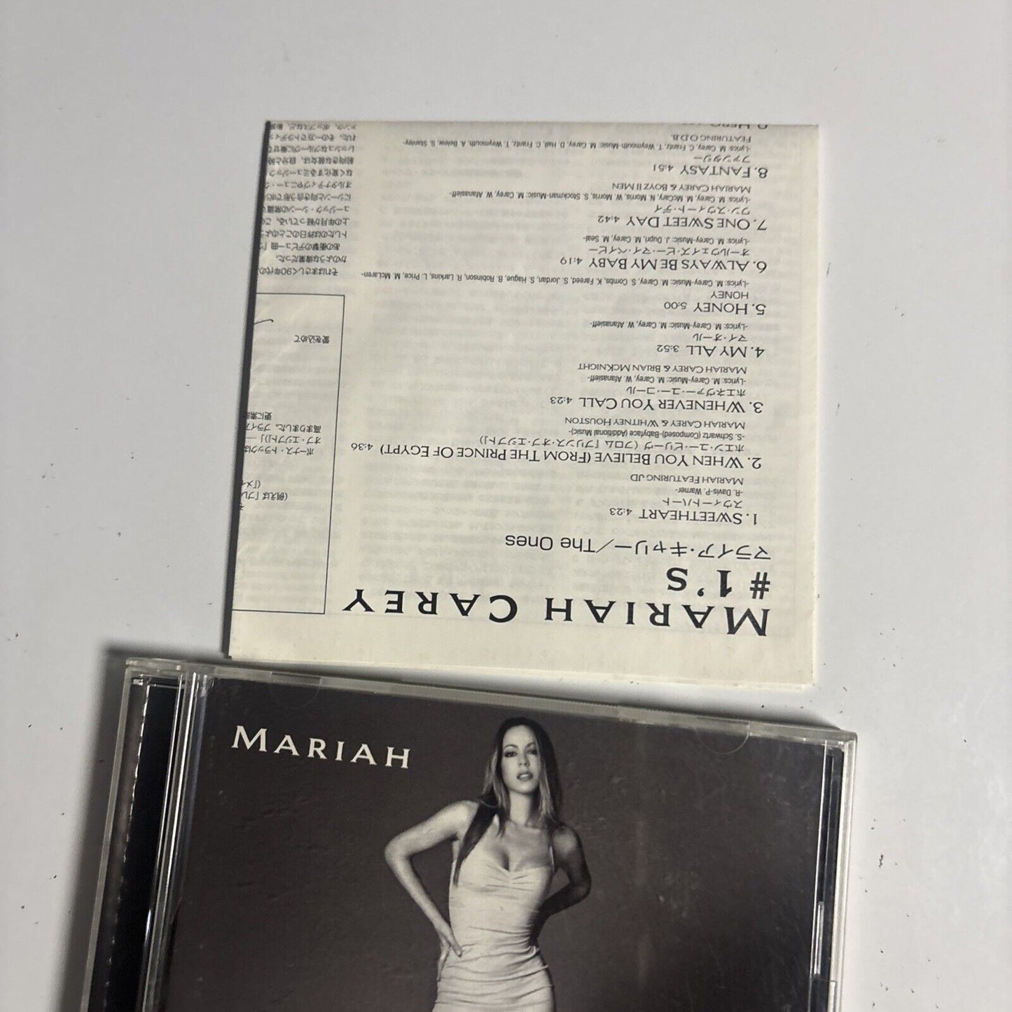 Mariah – #1's (CD, 1998) srcs-8820  Japan