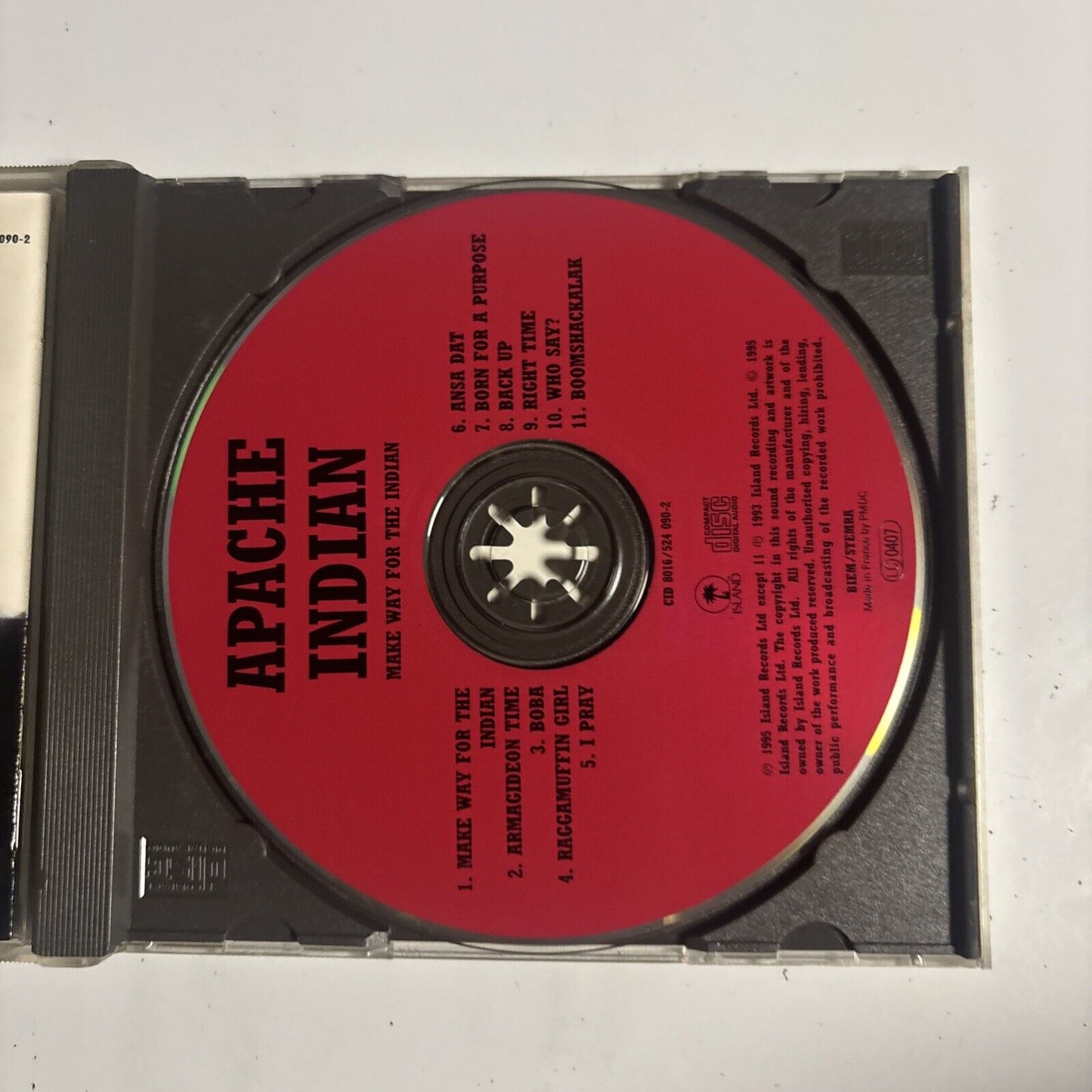 Apache Indian – Make Way For The Indian (CD, 1995)