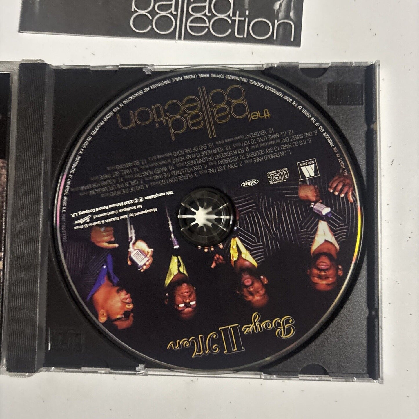 Boyz II Men – The Ballad Collection (CD, 2000) poct-1155 Japan