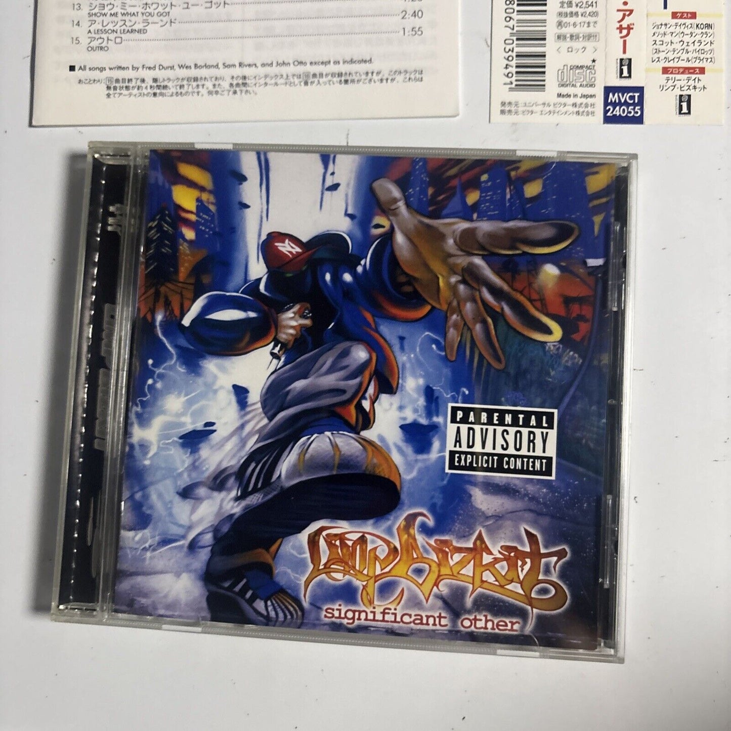 Limp Bizkit – Significant Other (CD, 1999) mvct-24055 Japan obi