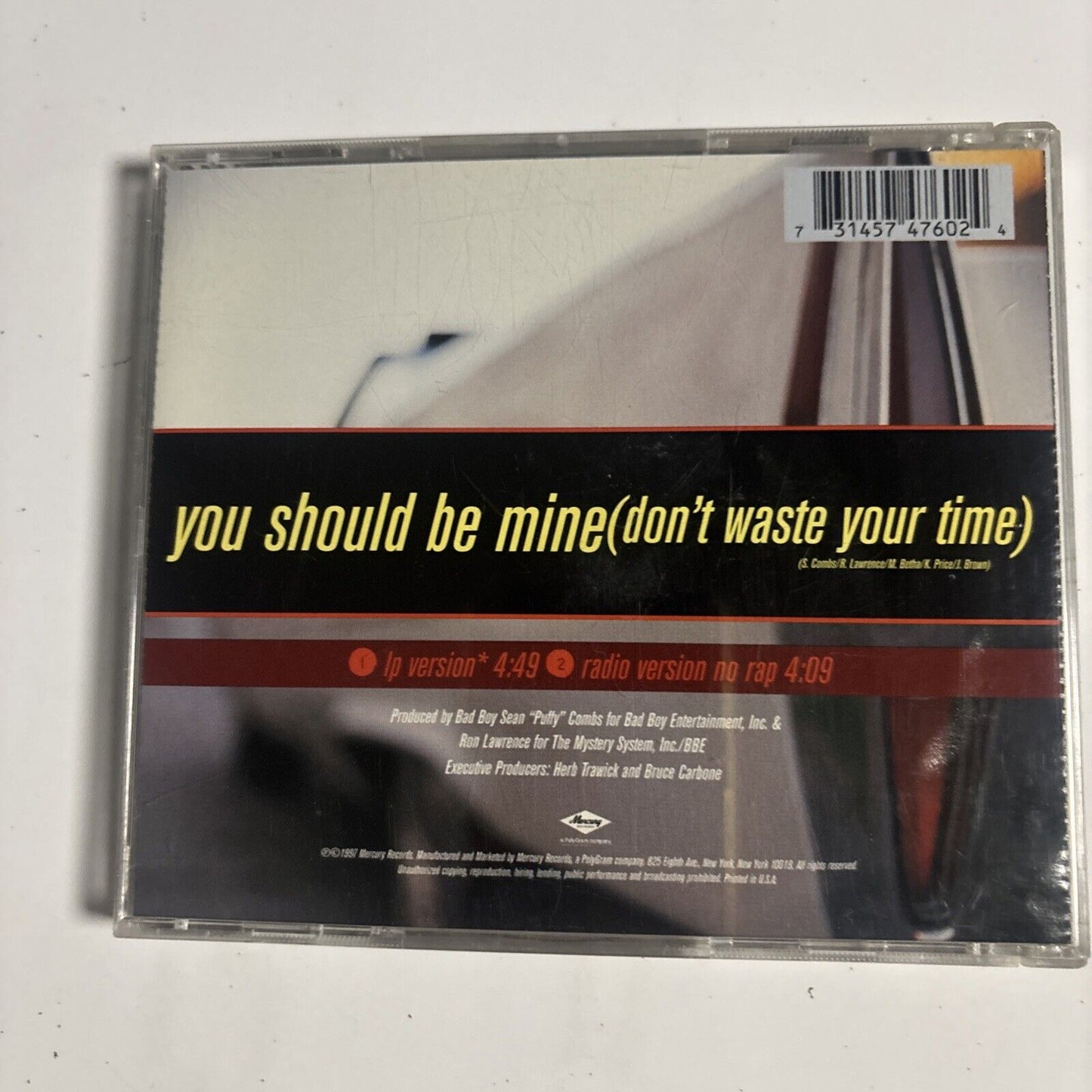 Brian McKnight Feat Mase – You Should Be Mine (Don't Waste Your Time) (CD, 1997)
