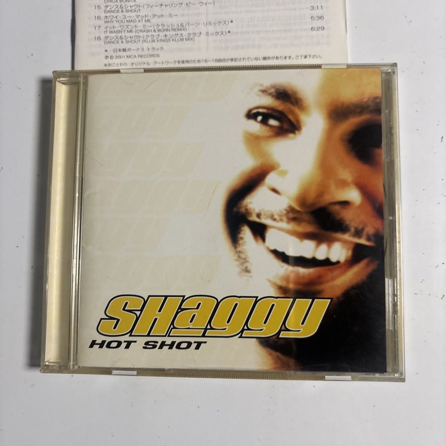 Shaggy – Hot Shot (CD, 2001) uicc-1015 Japan