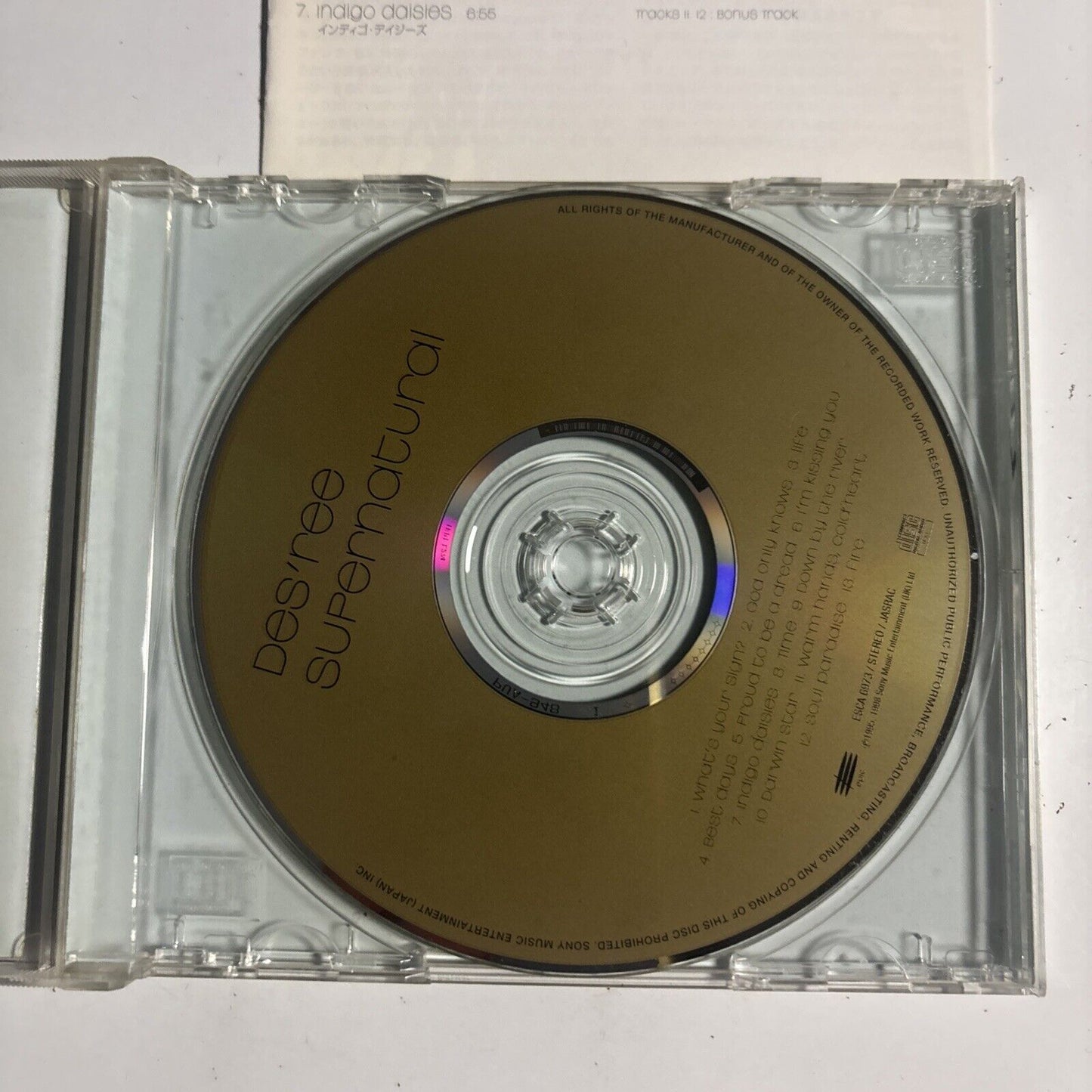 Des'ree – Supernatural (CD, 1998) esca-6973 Japan