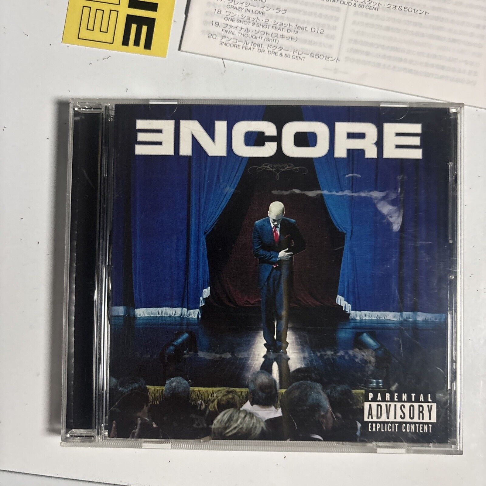Eminem – Encore (CD, 2004) uics-1086 Japan sticker – Retro Unit