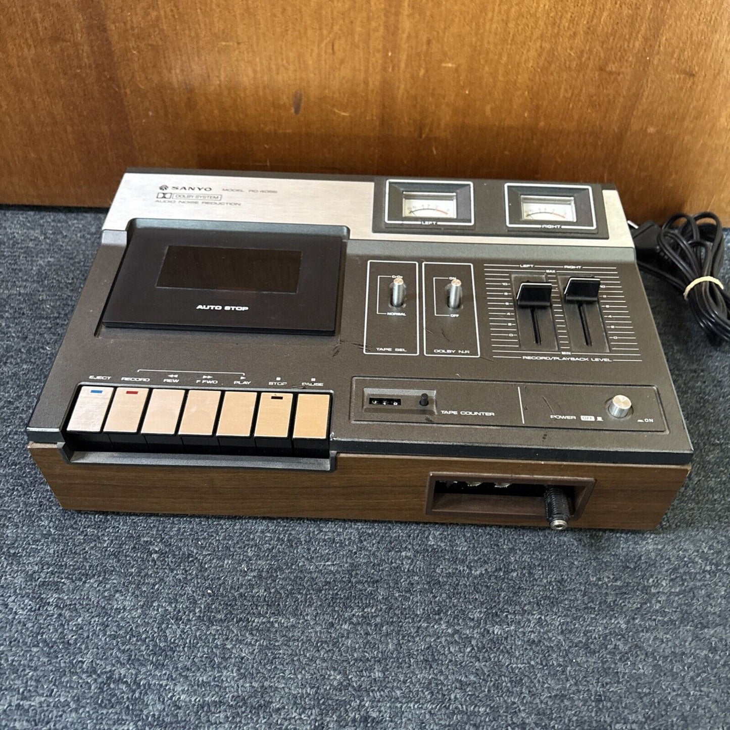 Sanyo Tape Cassette Recorder Player RD-4055AS Dolby System